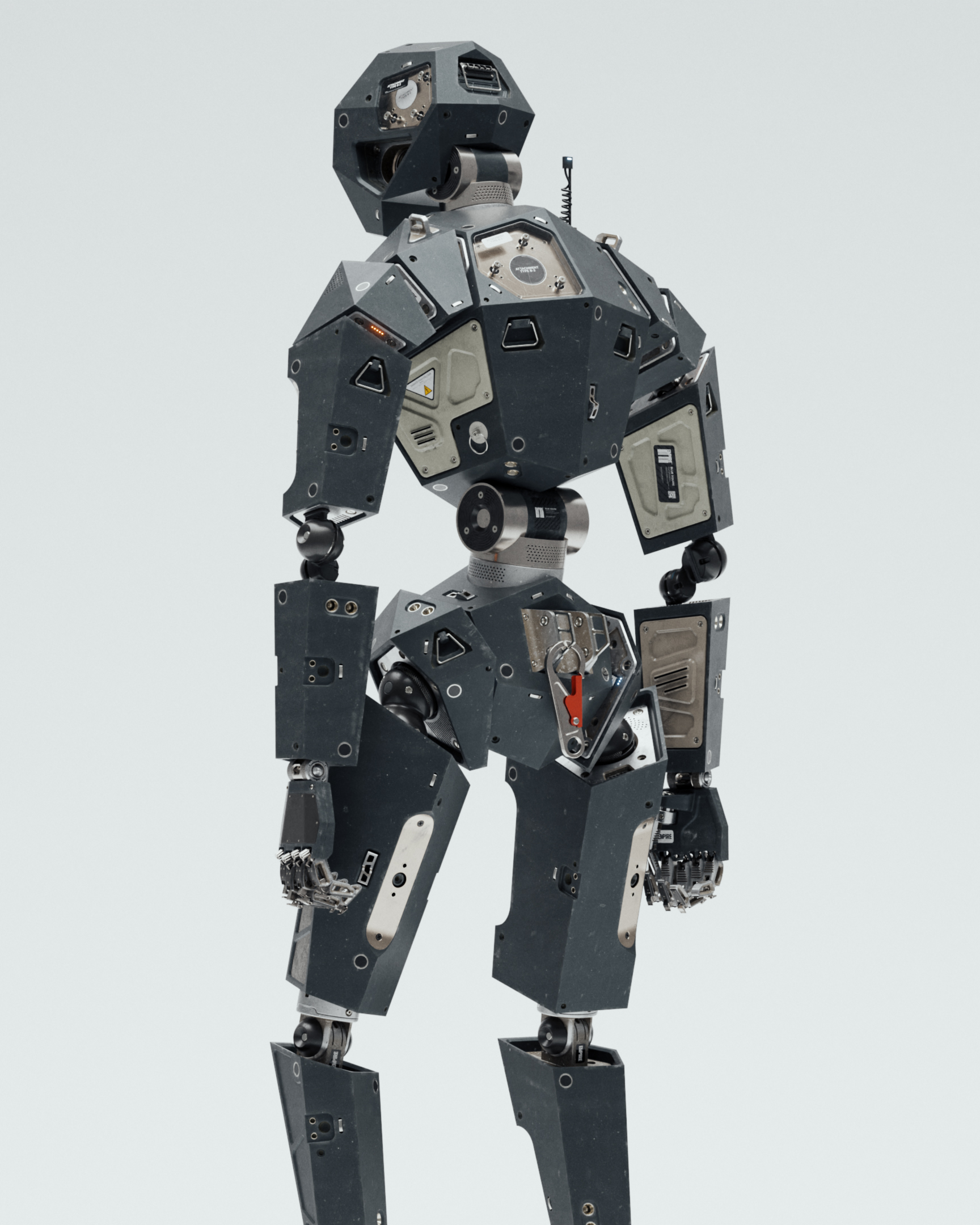 Blue Squire，steel，robot，ai，industrial design，