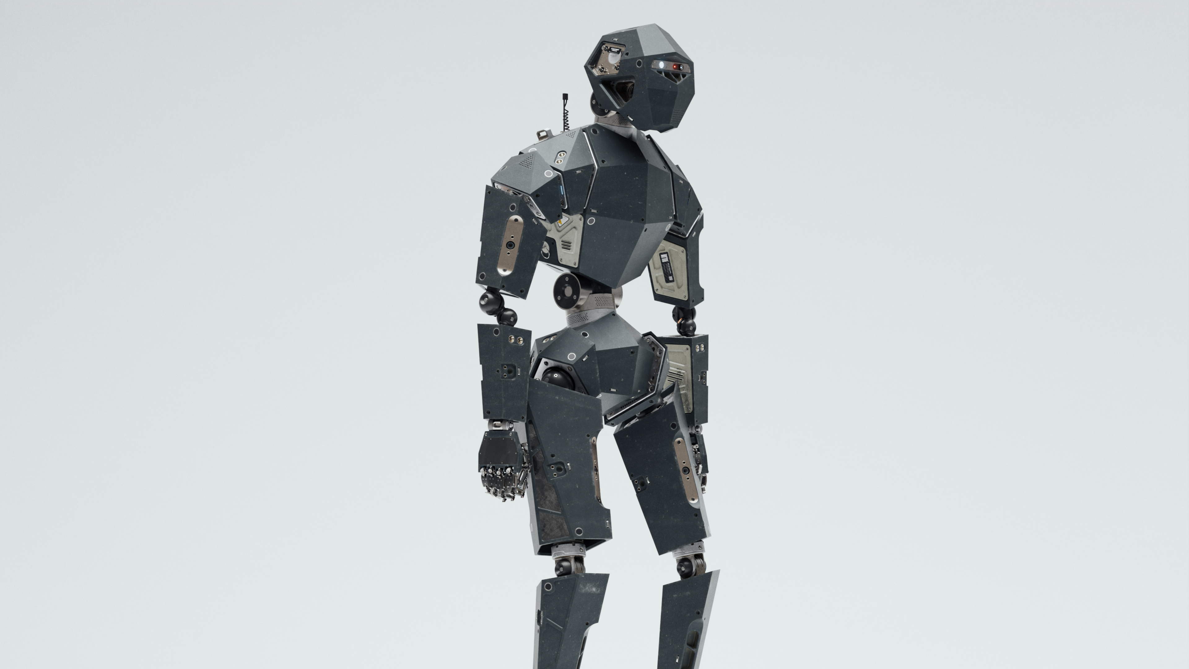 Blue Squire，steel，robot，ai，industrial design，