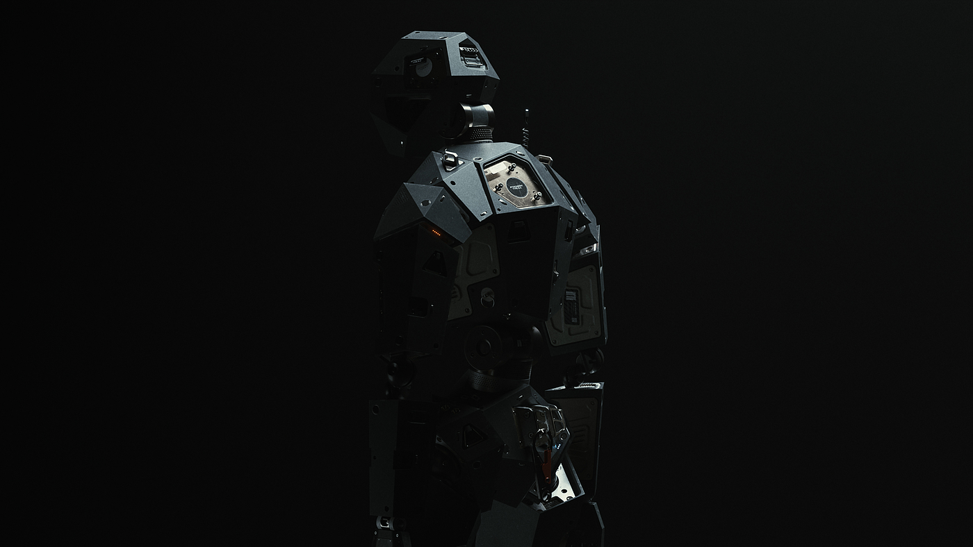 Blue Squire，steel，robot，ai，industrial design，