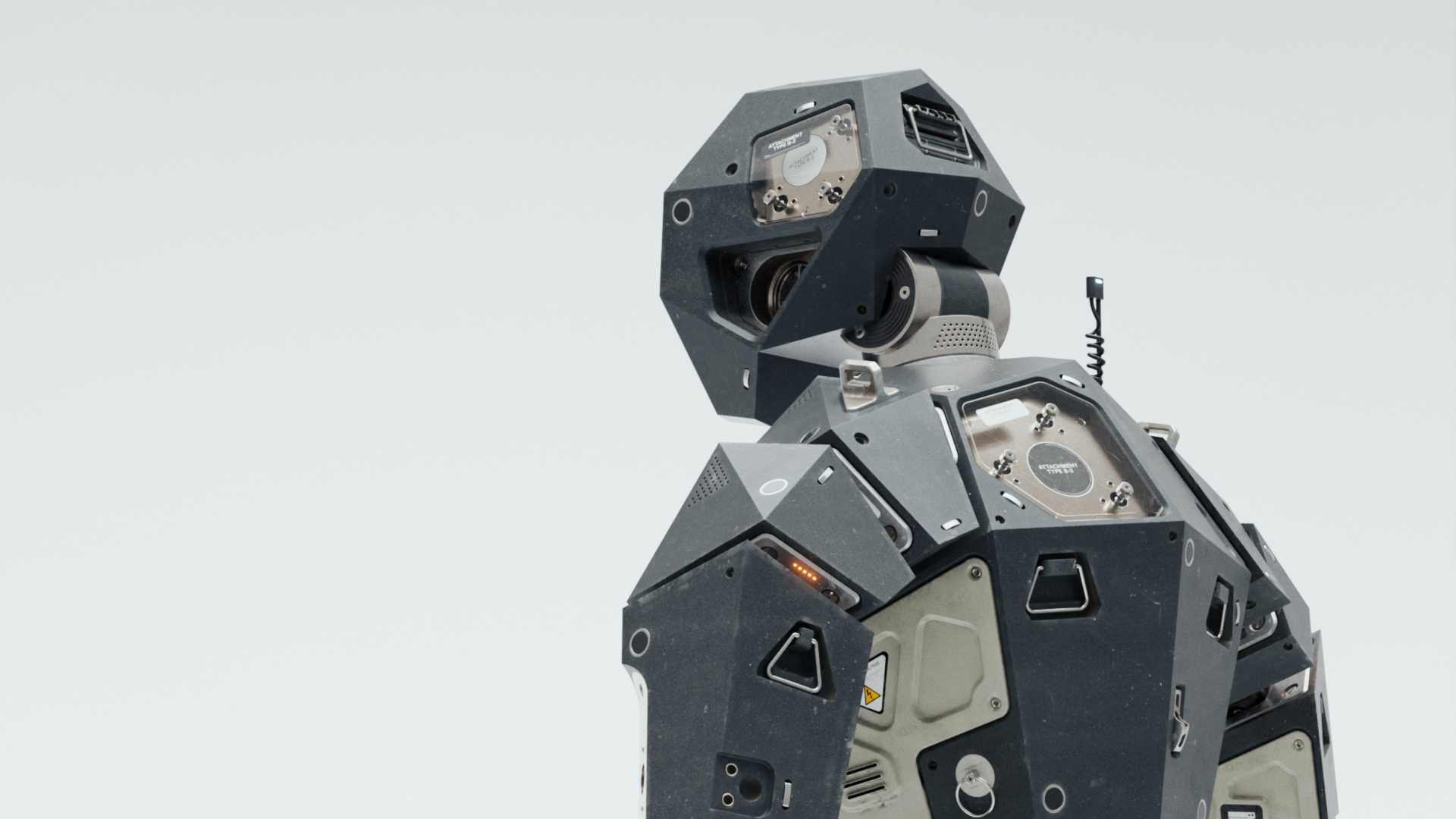 Blue Squire，steel，robot，ai，industrial design，