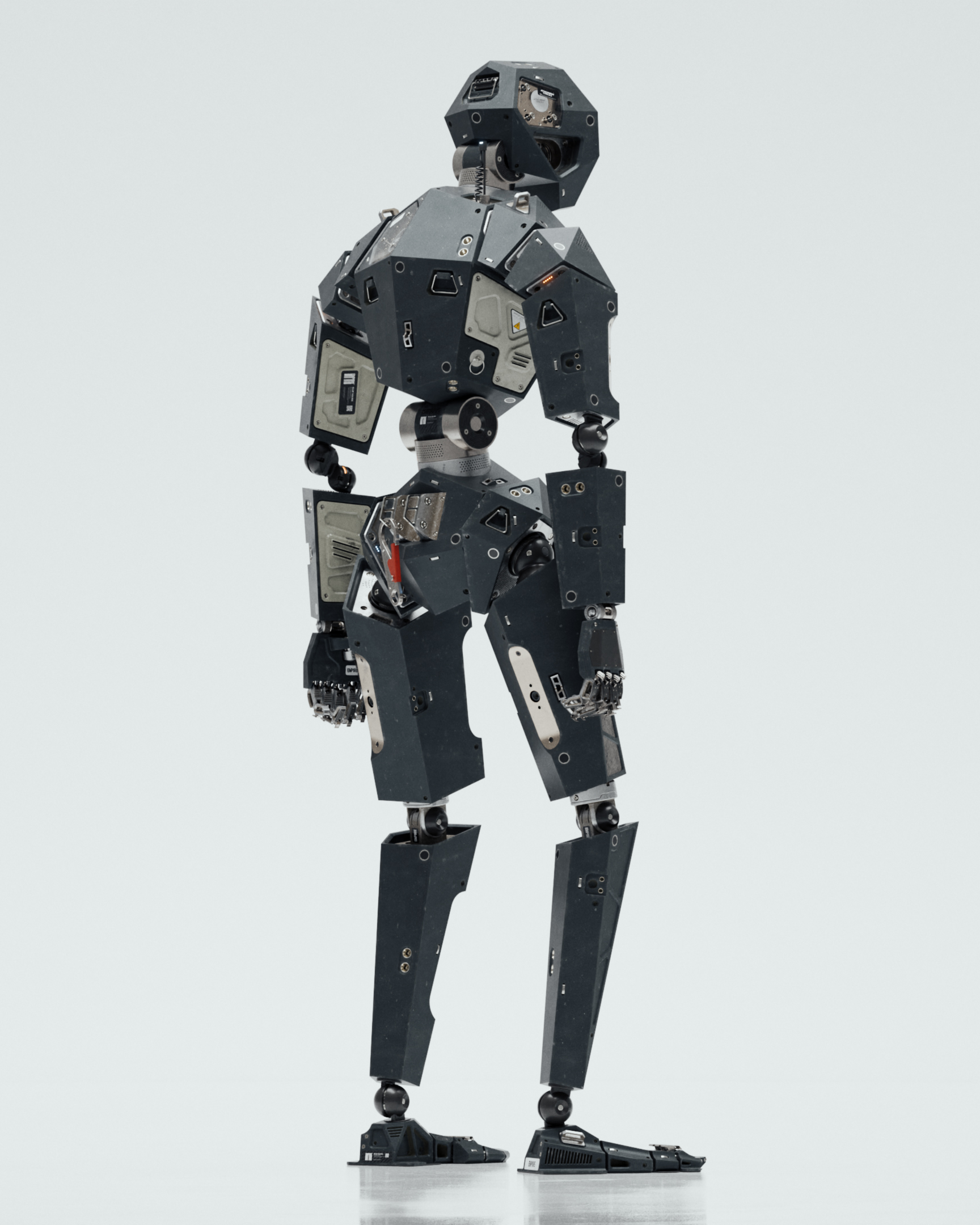 Blue Squire，steel，robot，ai，industrial design，