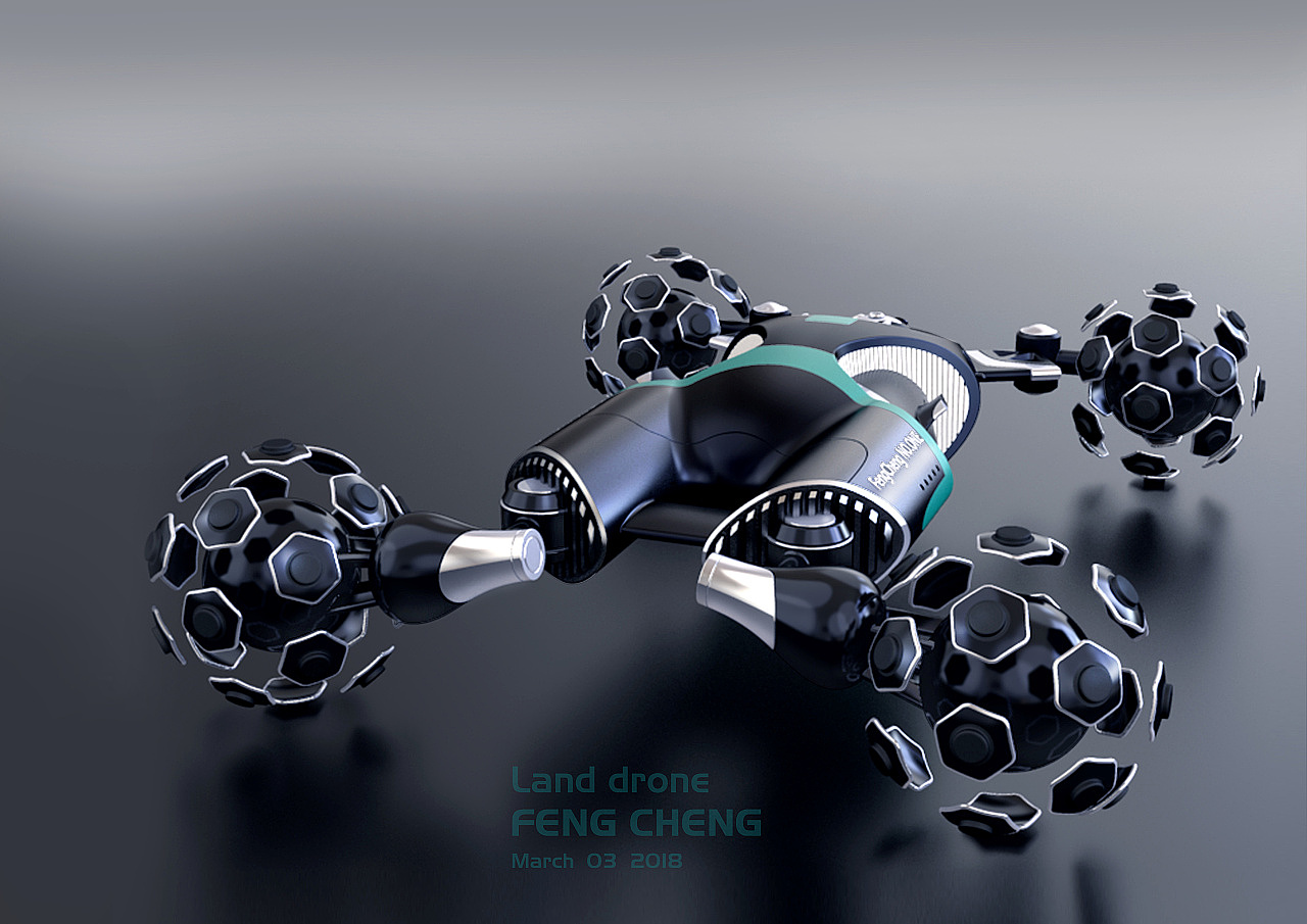Rhinoceros，T-Spline，VSR，Grasshopper modeling，Keyshot rendering，Photoshop post processing，