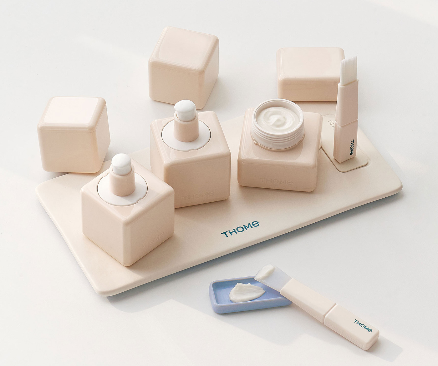 Scraping，Metal plate，THOME，PCR，container，