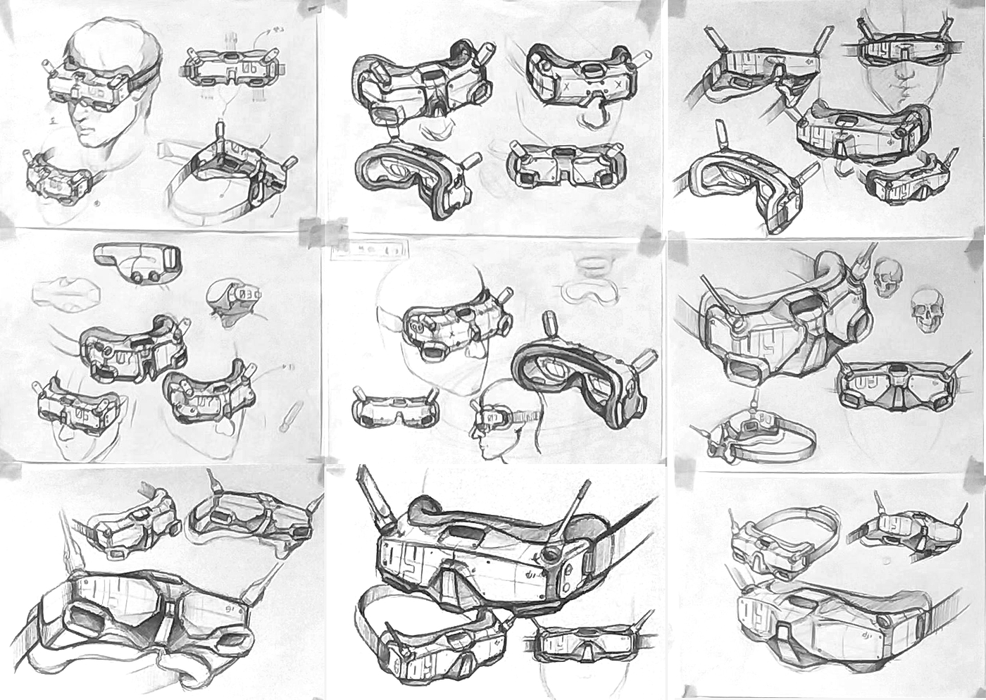 Dajiang innovation，VR glasses，industrial design，