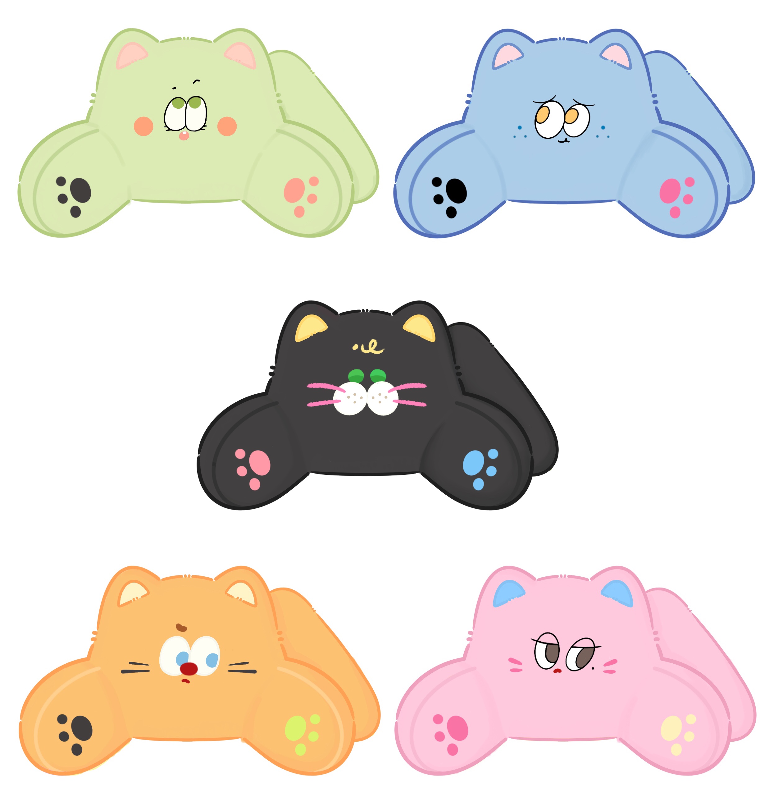 Dopamine Waist Fabric Furniture Design，