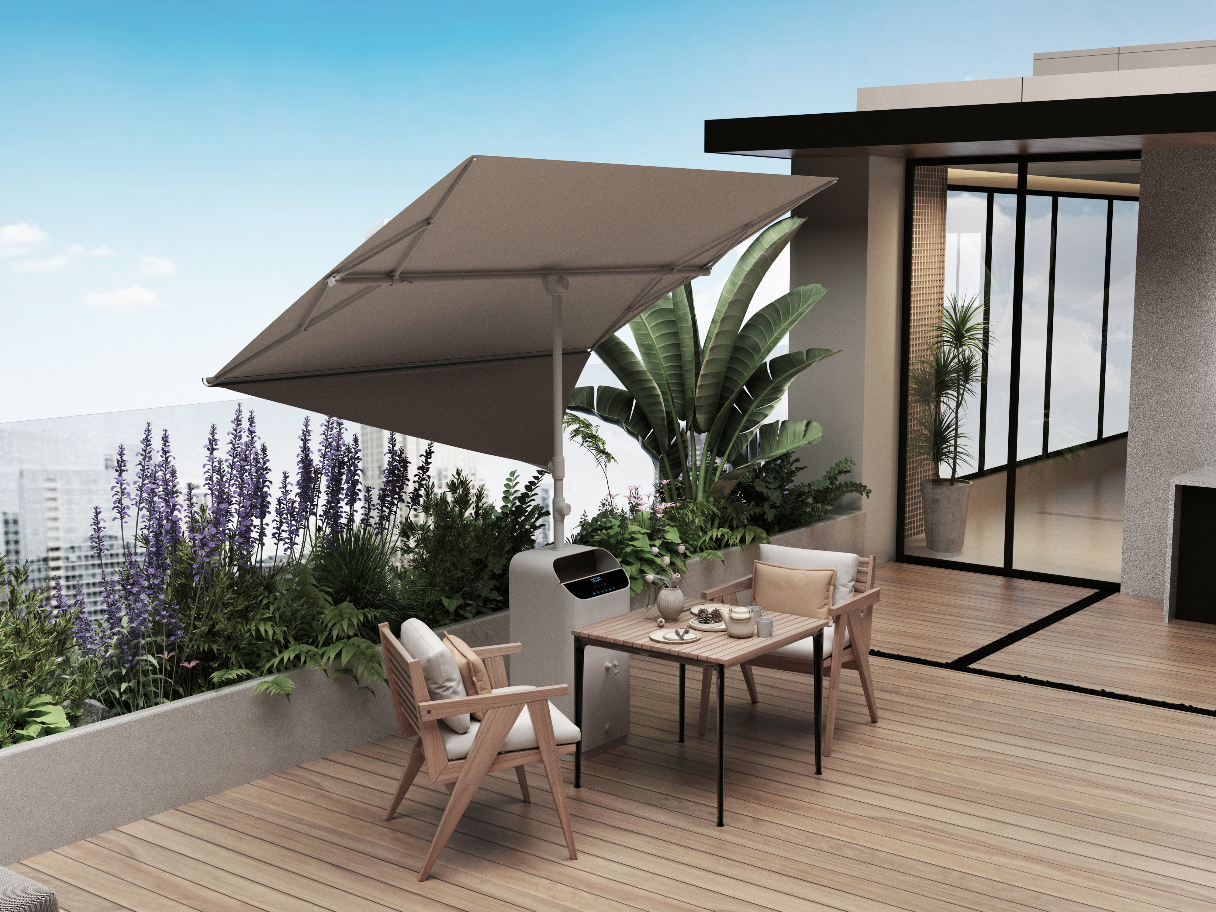 product design，courtyard，