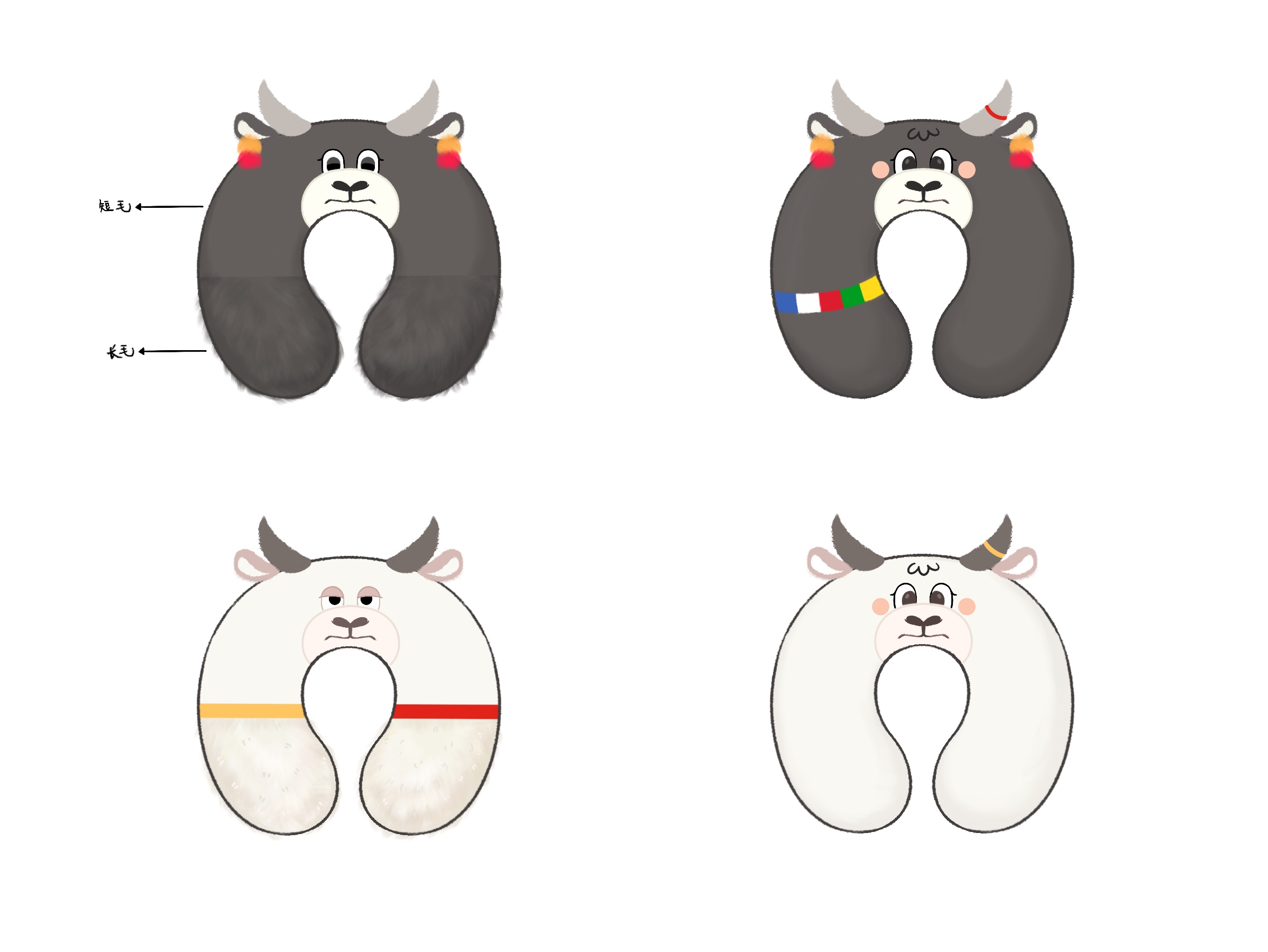 Wen Chuang Design Wen Chuang U Pillow Gannan Tibetan Wen Chuang Design，