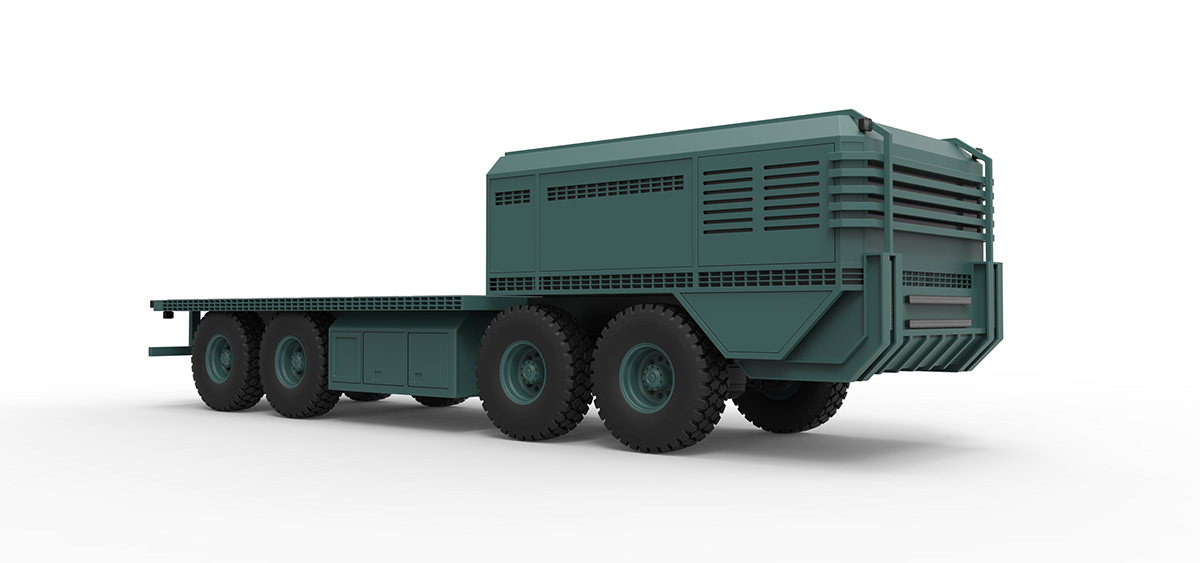 vehicle，truck，Military green，