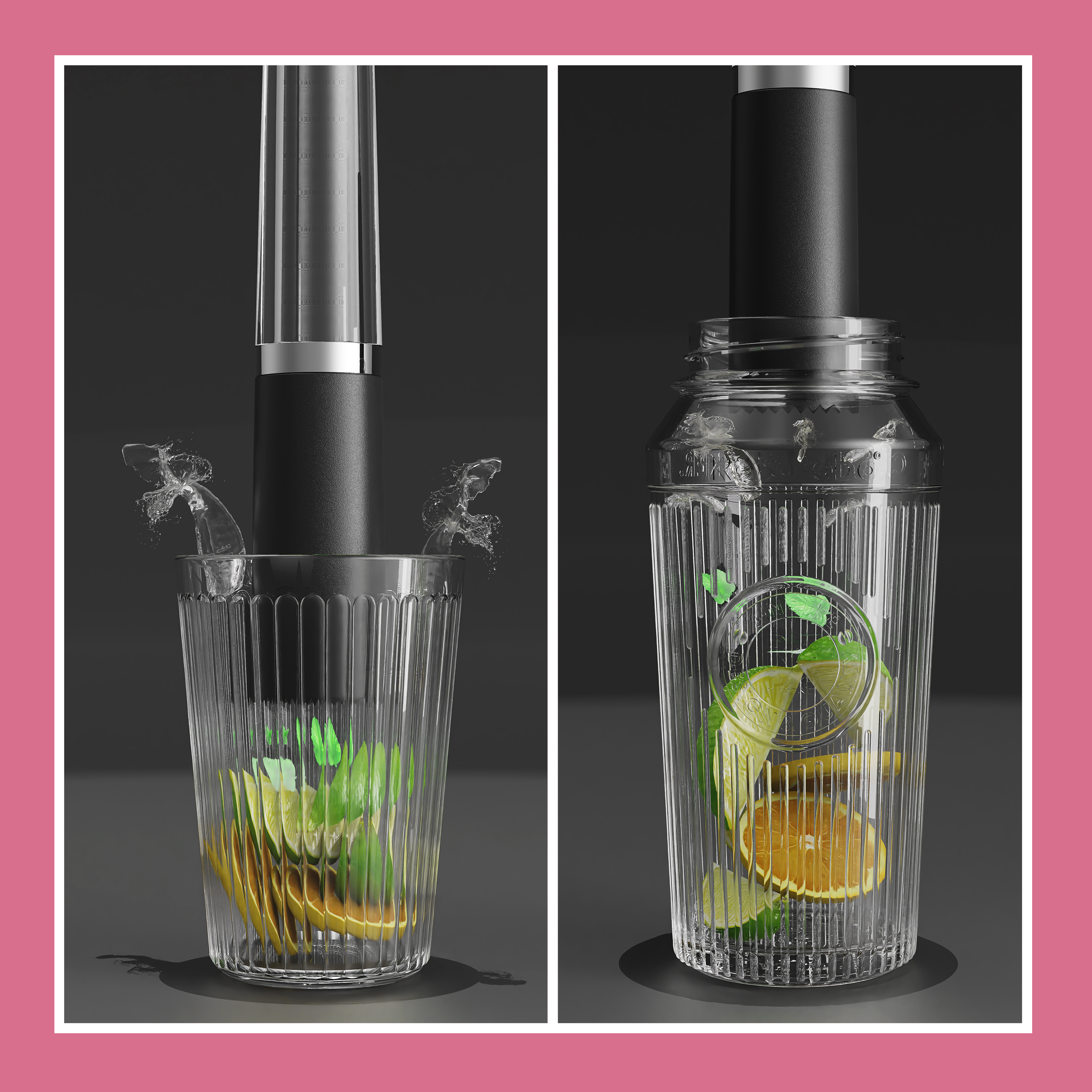 SHAKE CUP，glass，