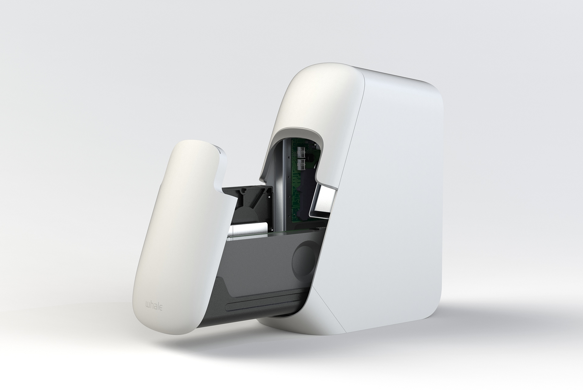 whale，Desktop computer，assemble，neat，