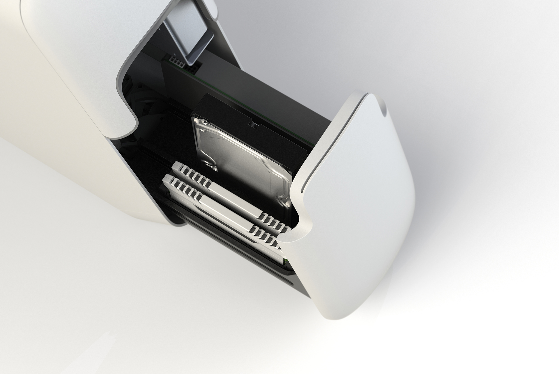 whale，Desktop computer，assemble，neat，