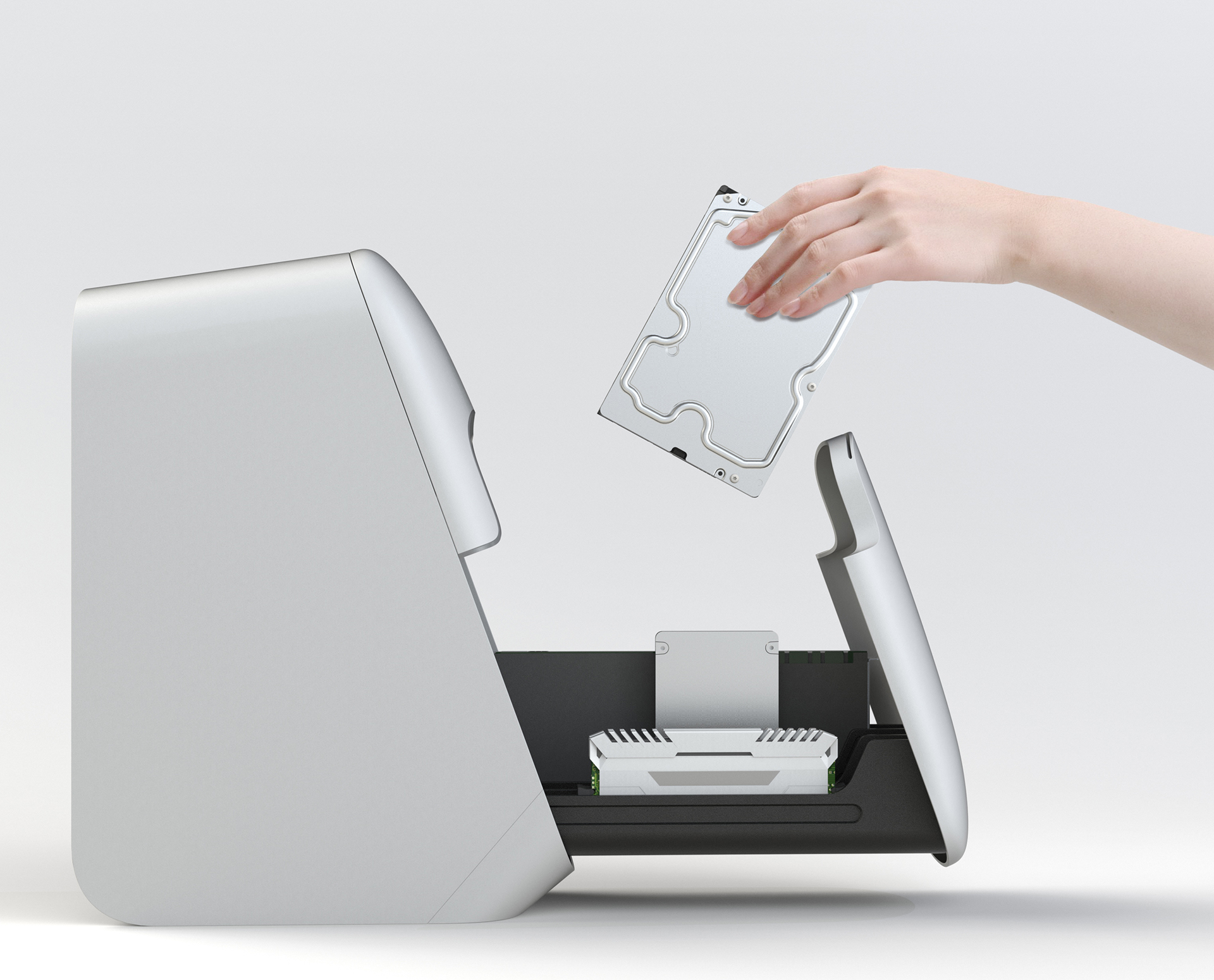 whale，Desktop computer，assemble，neat，