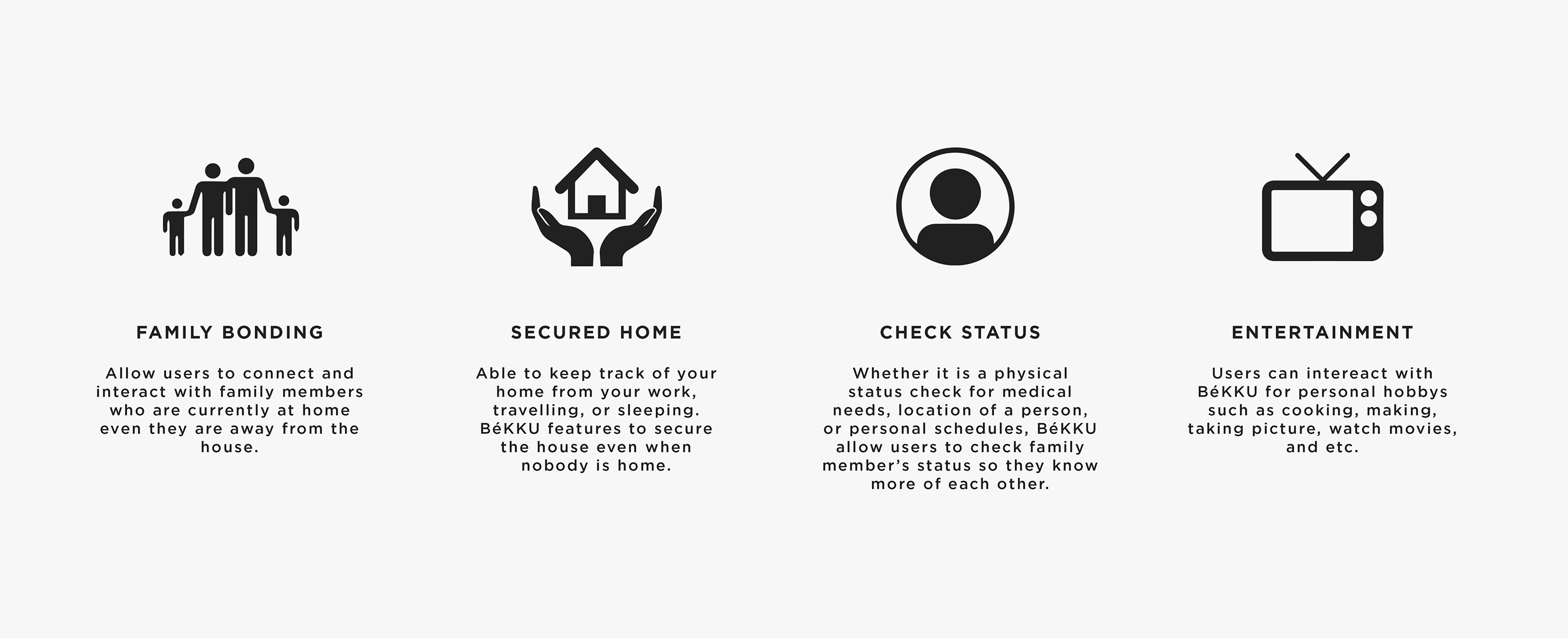 békku，Household robot，Intelligent interaction，