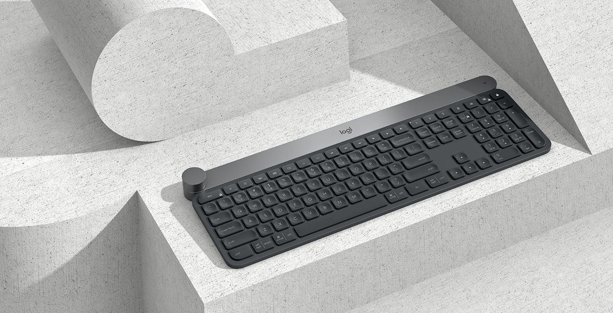 keyboard，Logitech，CRAFT，wireless，Dial，