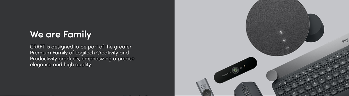 keyboard，Logitech，CRAFT，wireless，Dial，