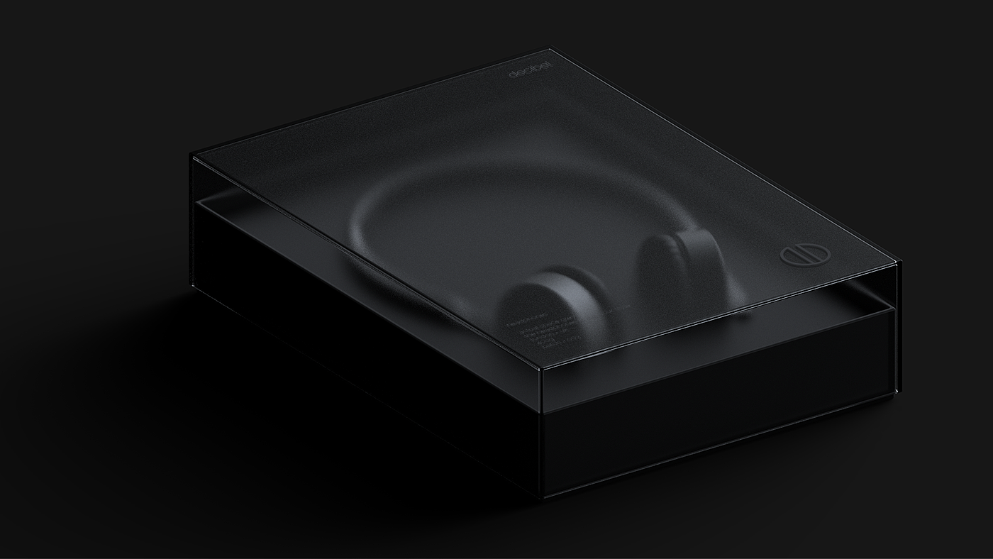 decibel，headset，black，product design，