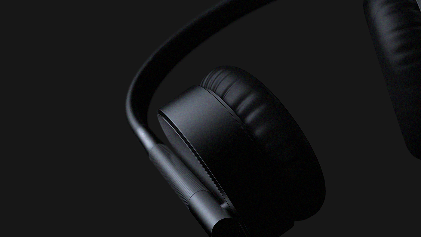 decibel，耳机，黑色，产品设计，