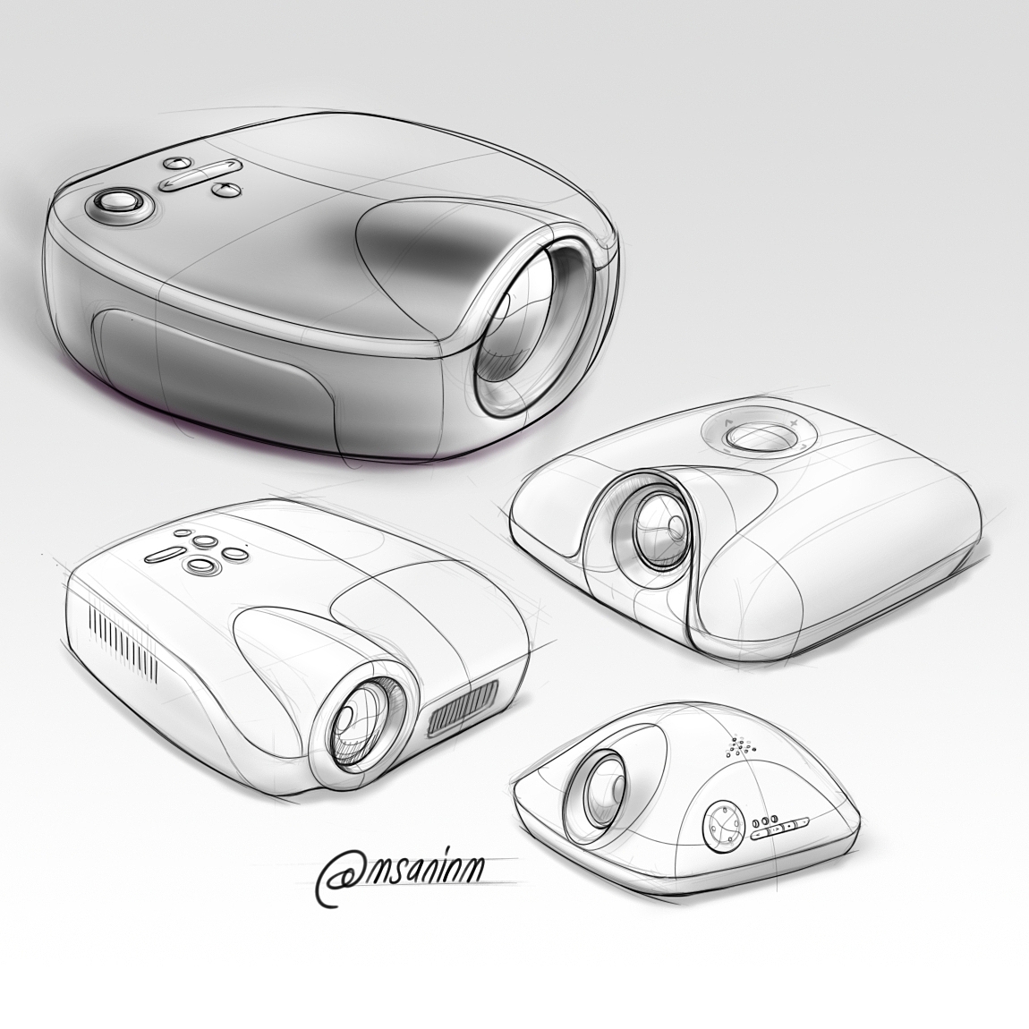 Sketch，marker pen，product design，