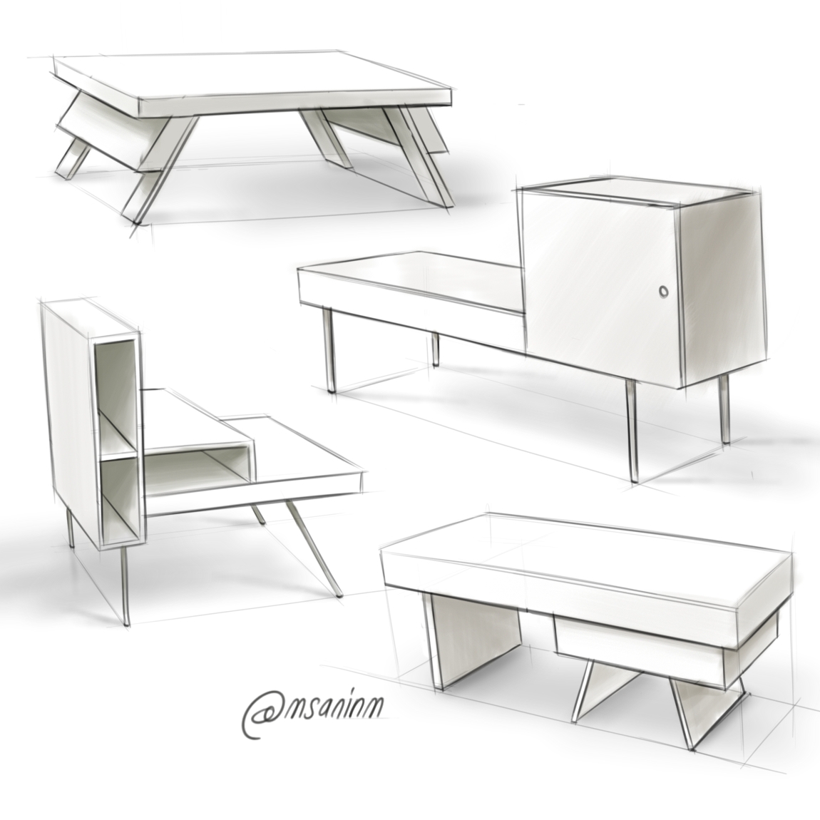 Sketch，marker pen，product design，