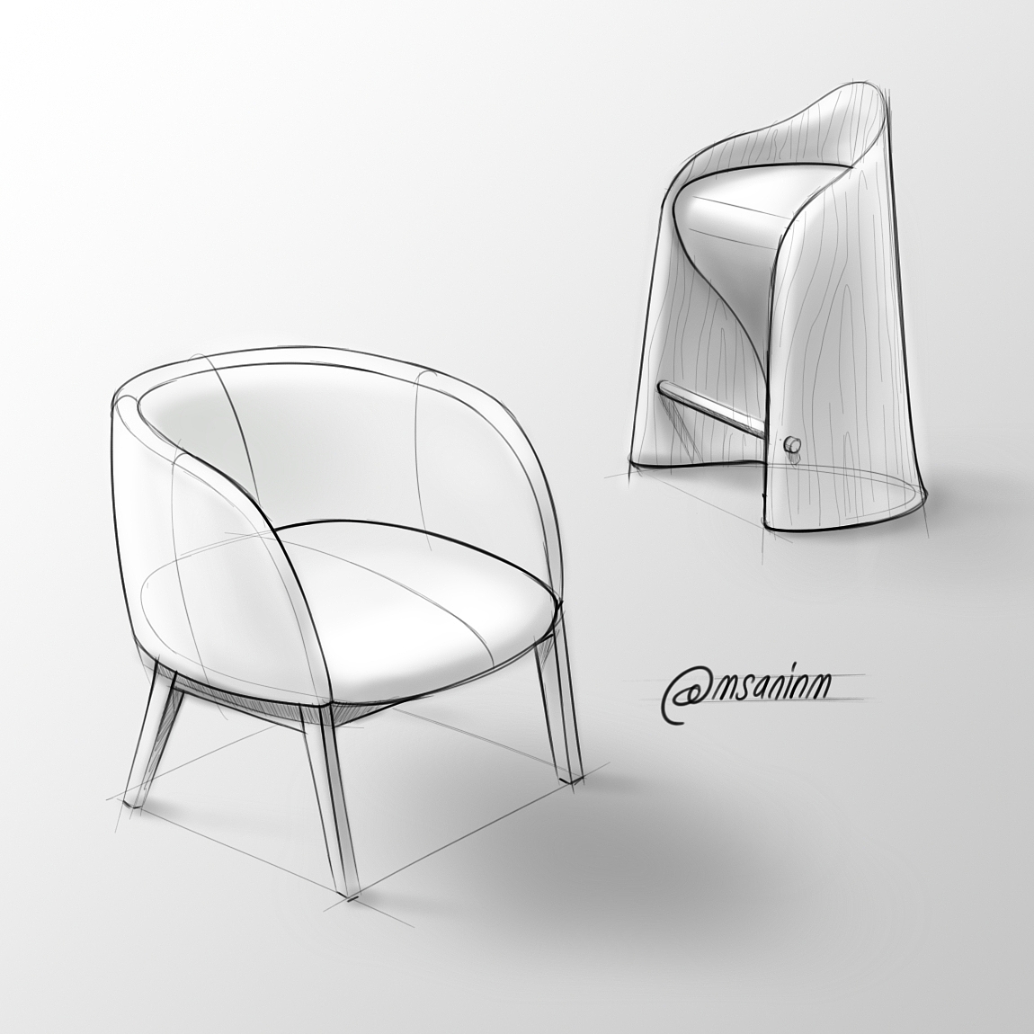 Sketch，marker pen，product design，