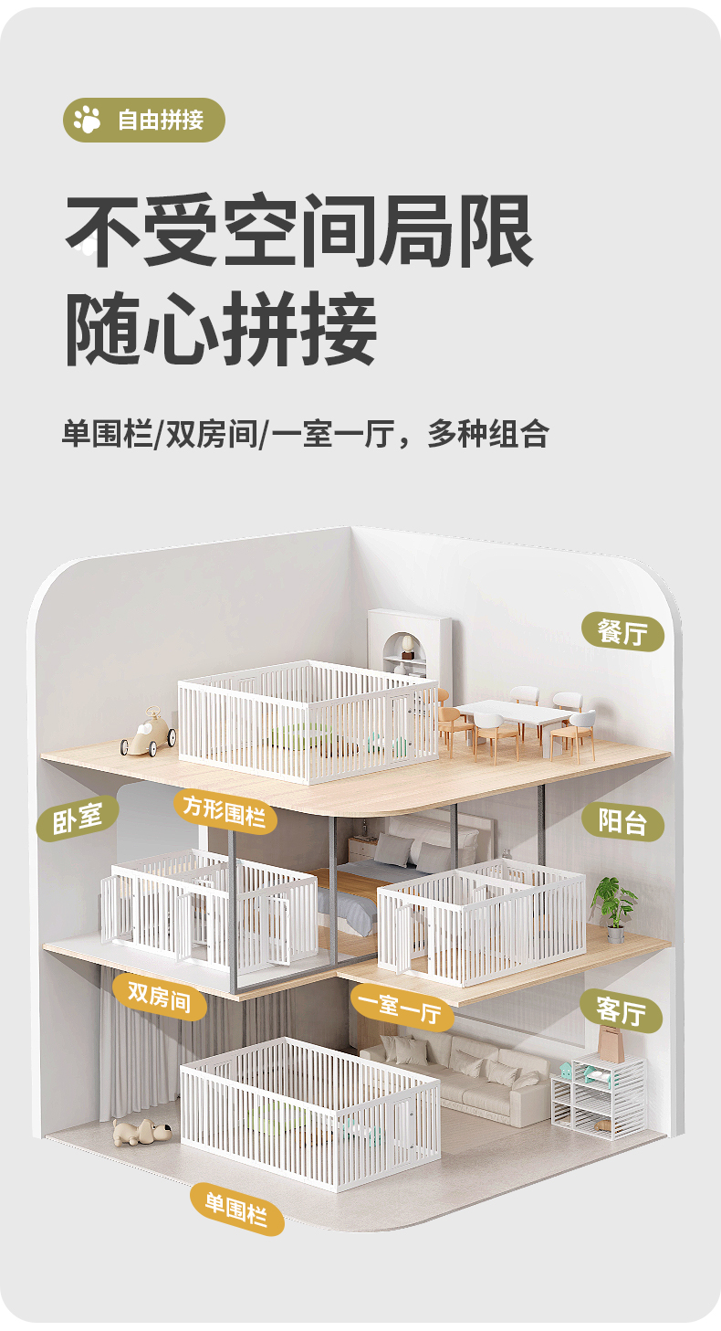 Keyshot rendering，Detail page，Pets，Dog Fence，