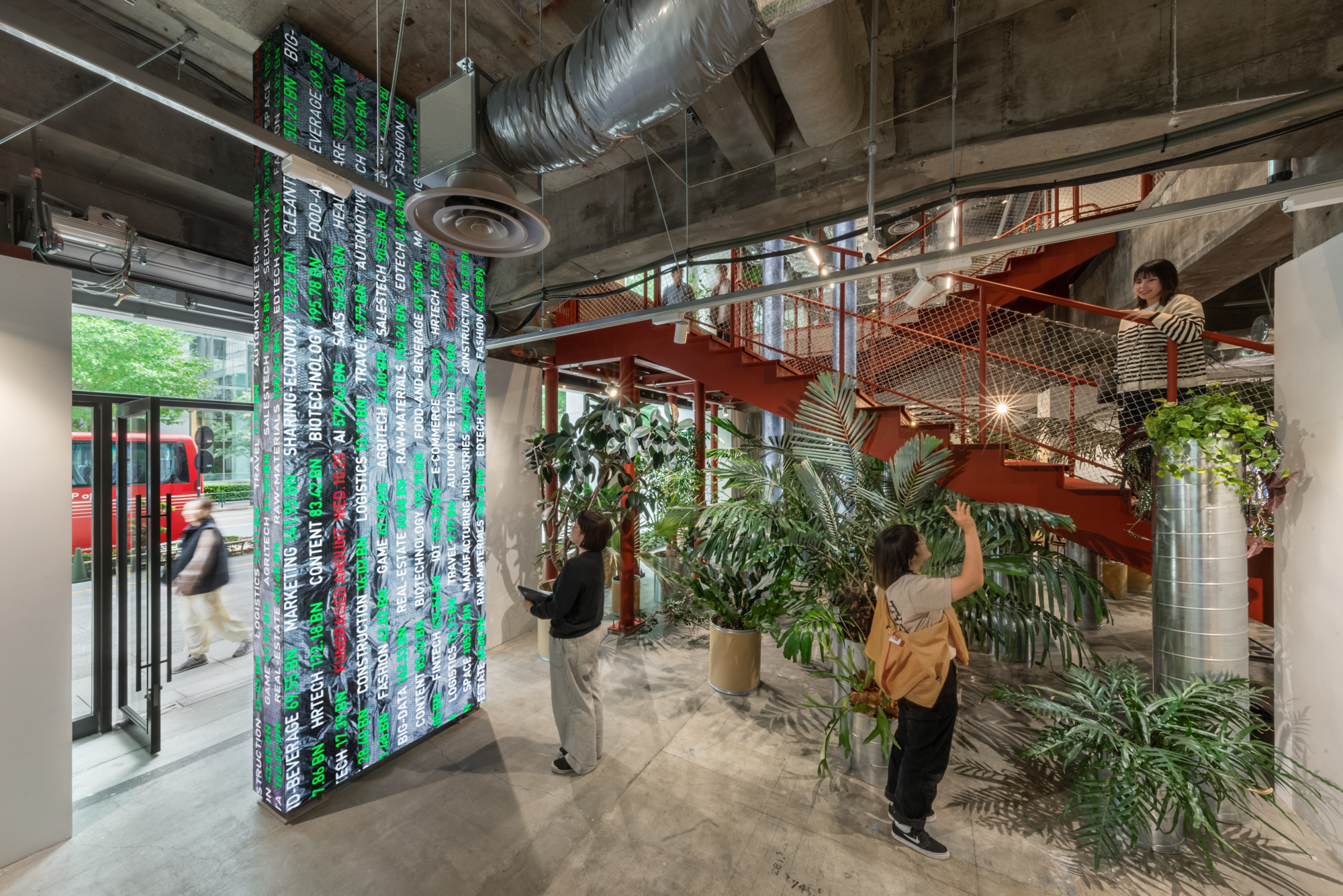 Interior design，office space ，