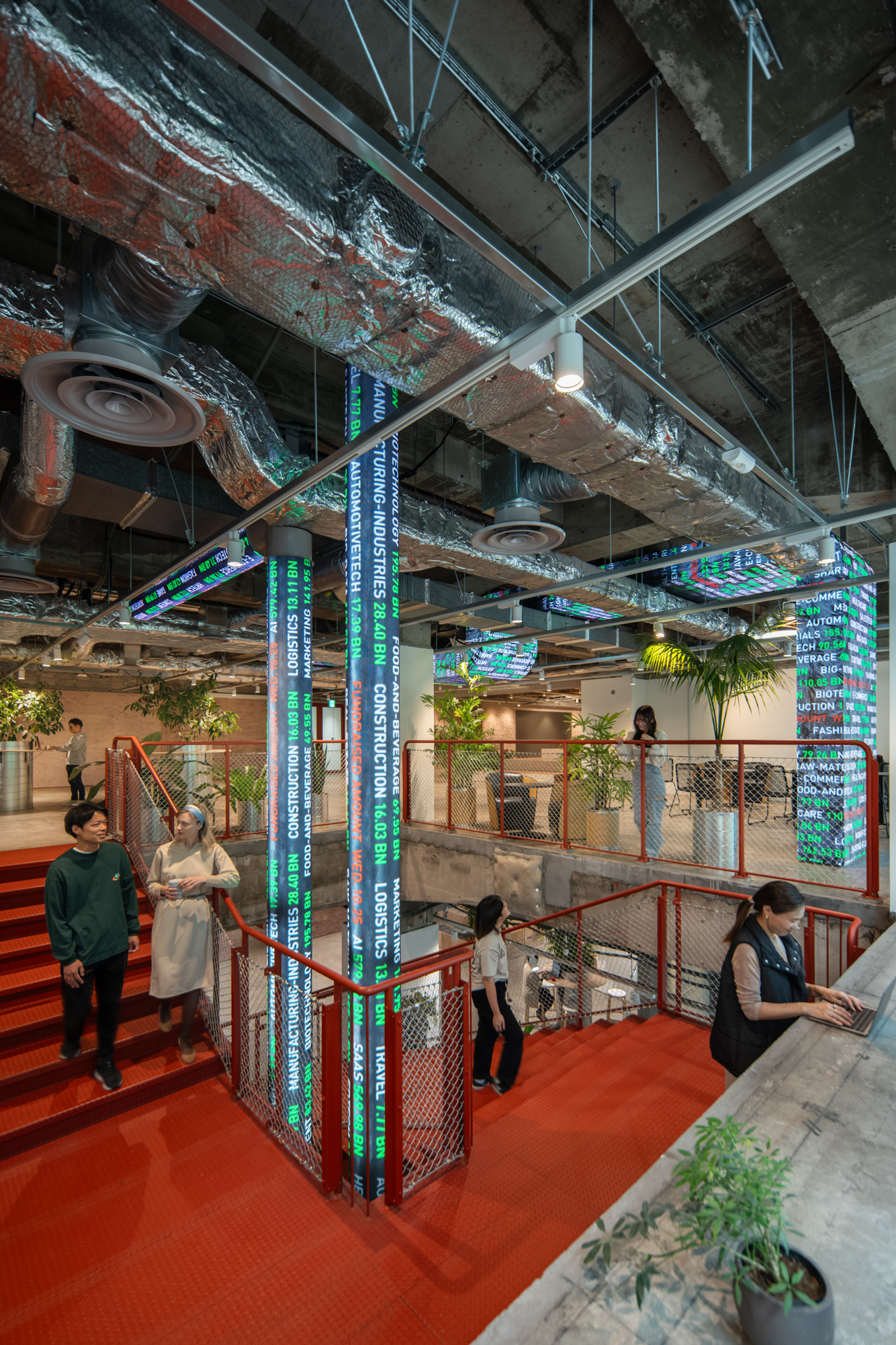 Interior design，office space ，