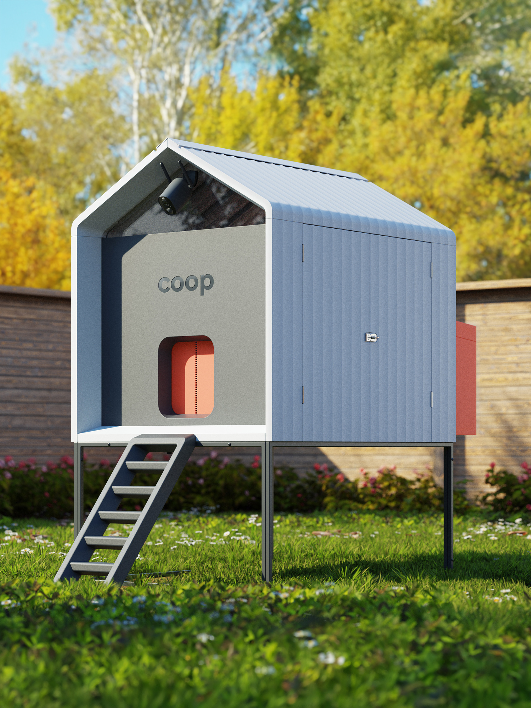 product design，courtyard，