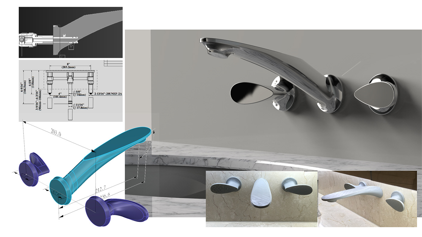 water tap，Pendant，leaf，Water drop，Pebbles，