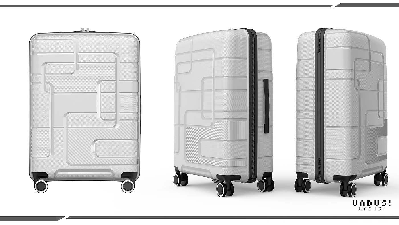 行李箱，拉杆箱，产品设计，建模，渲染，