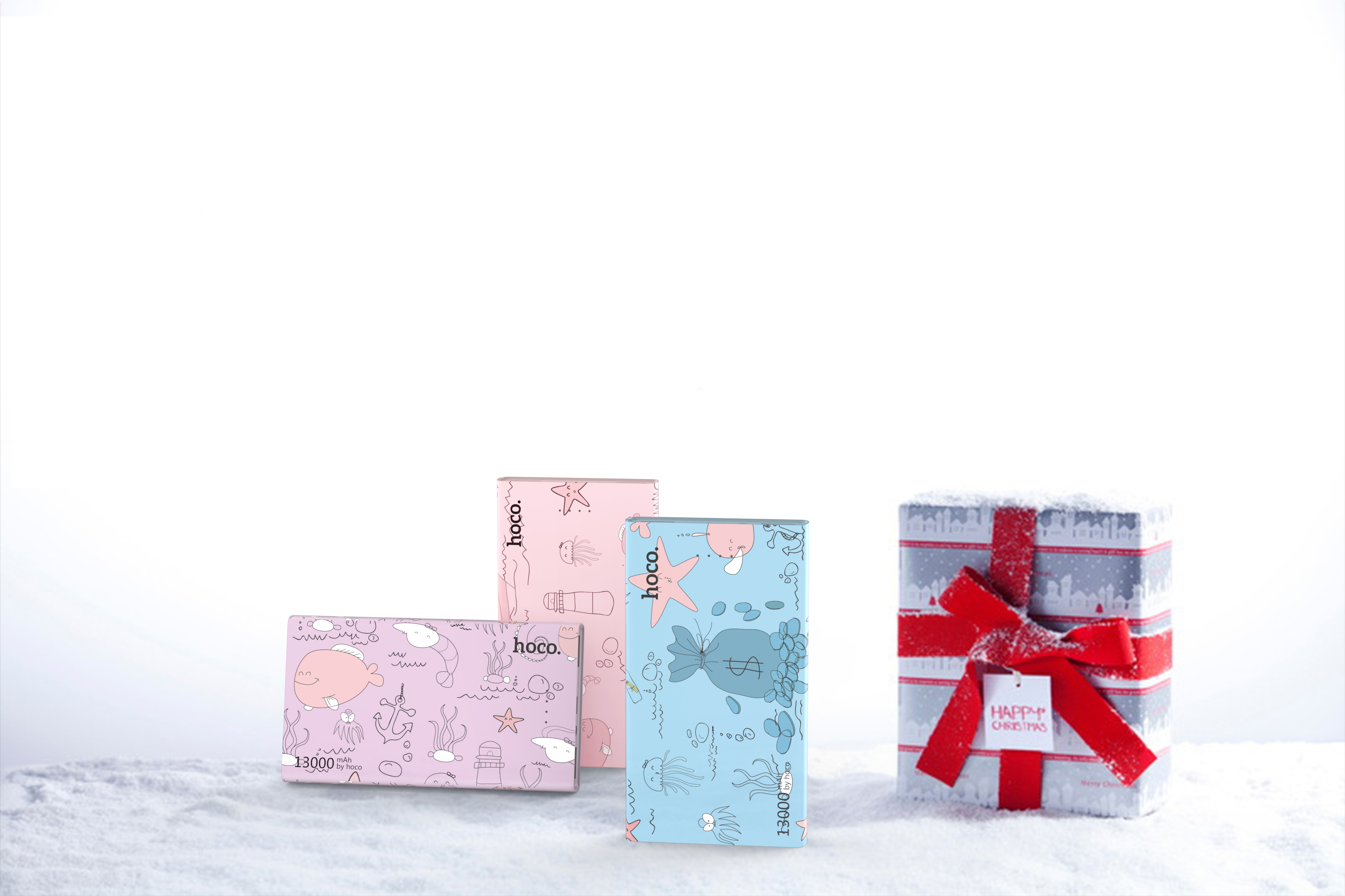 Mobile power, illustration, cute，