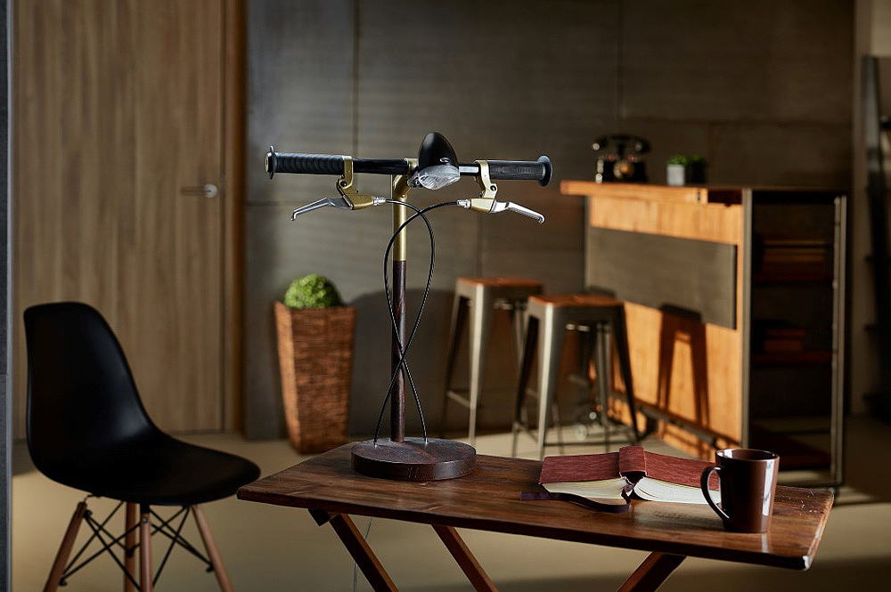 industrial design，Desk lamp，floodlight，Edison，antique，