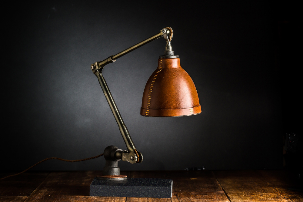 industrial design，Desk lamp，floodlight，Edison，antique，