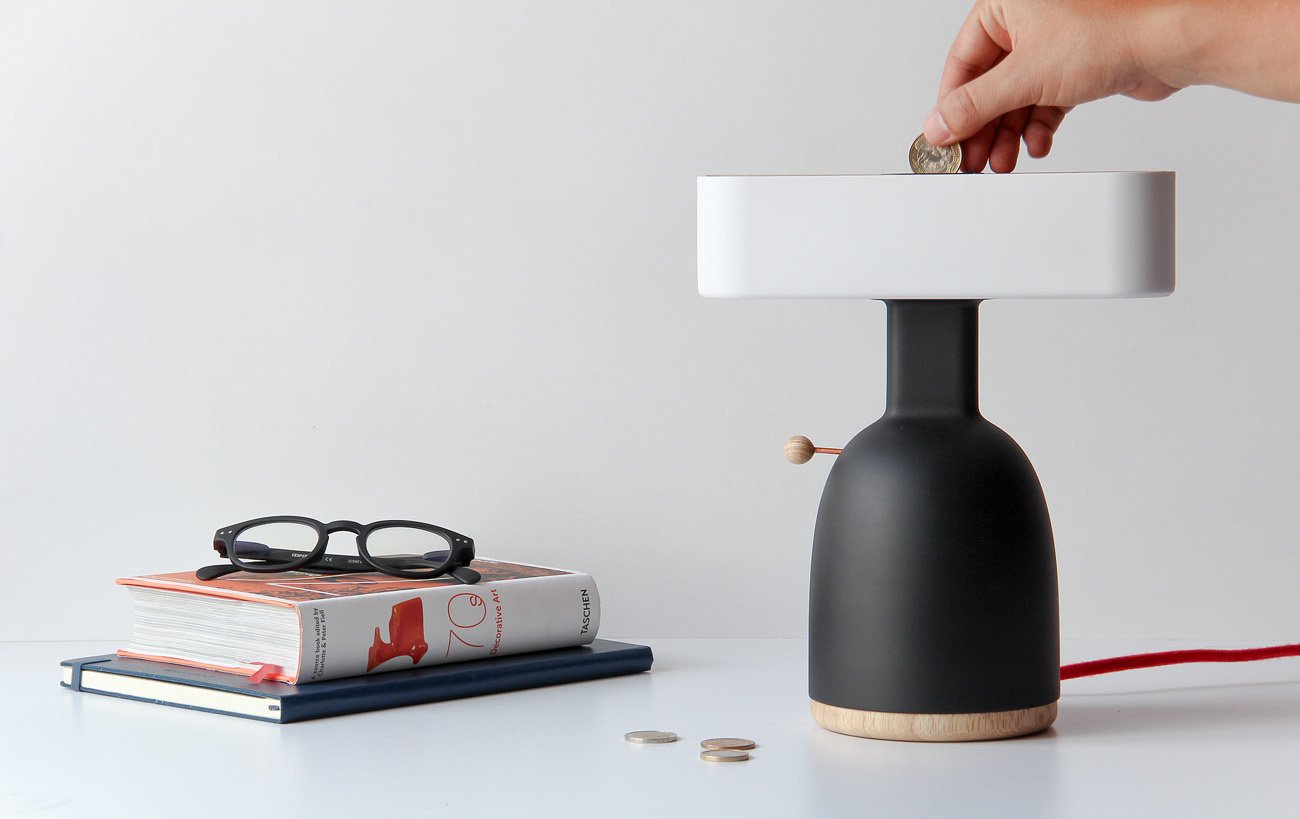 Desk lamp，payment，Coin，DINA，Moak studio，