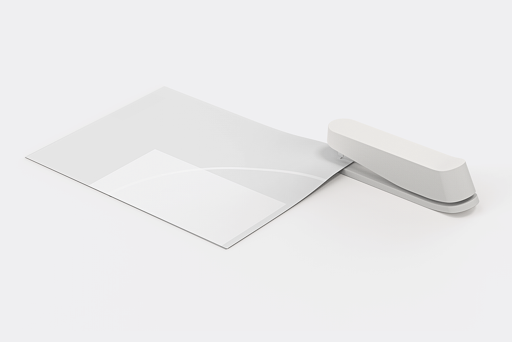 Office products，white，stapler，