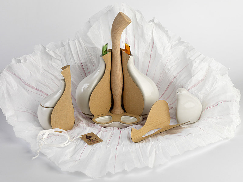 garlic，Porcelain，wood，Matching of porcelain and wood，Seasoning bottle，Soy sauce bottle，packing，Production process，