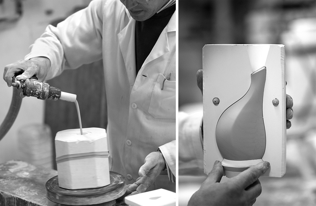 garlic，Porcelain，wood，Matching of porcelain and wood，Seasoning bottle，Soy sauce bottle，packing，Production process，