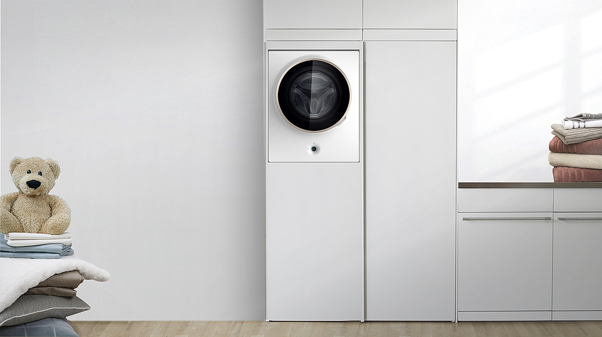 Beautiful，Wall mounted washing machine，Household Electric Appliances，product design，Midea，