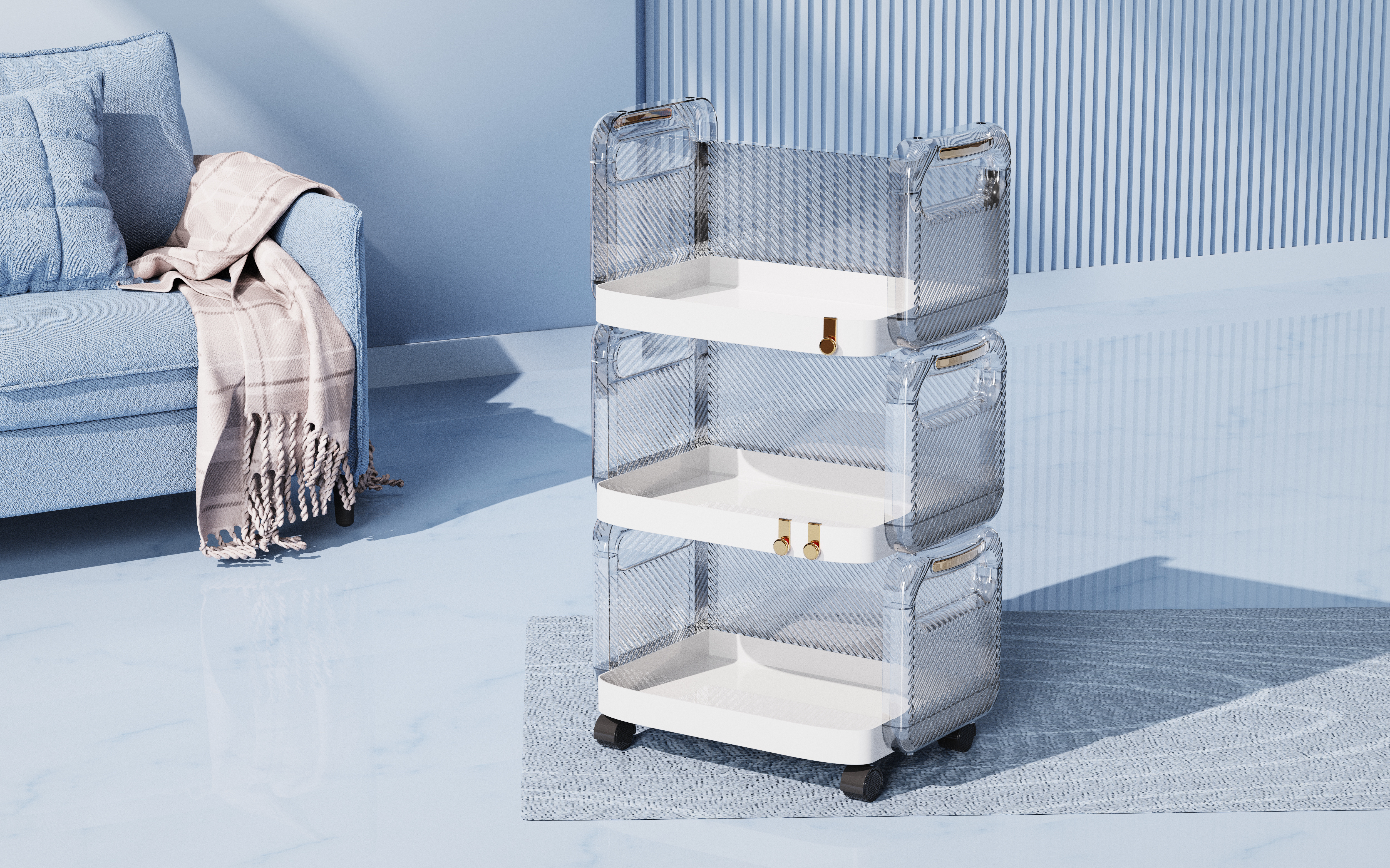 Kitchen rack，Living Room Shelf，Sundry storage rack，Storage Rack Trolley，Fruit and Vegetable Storage Rack，