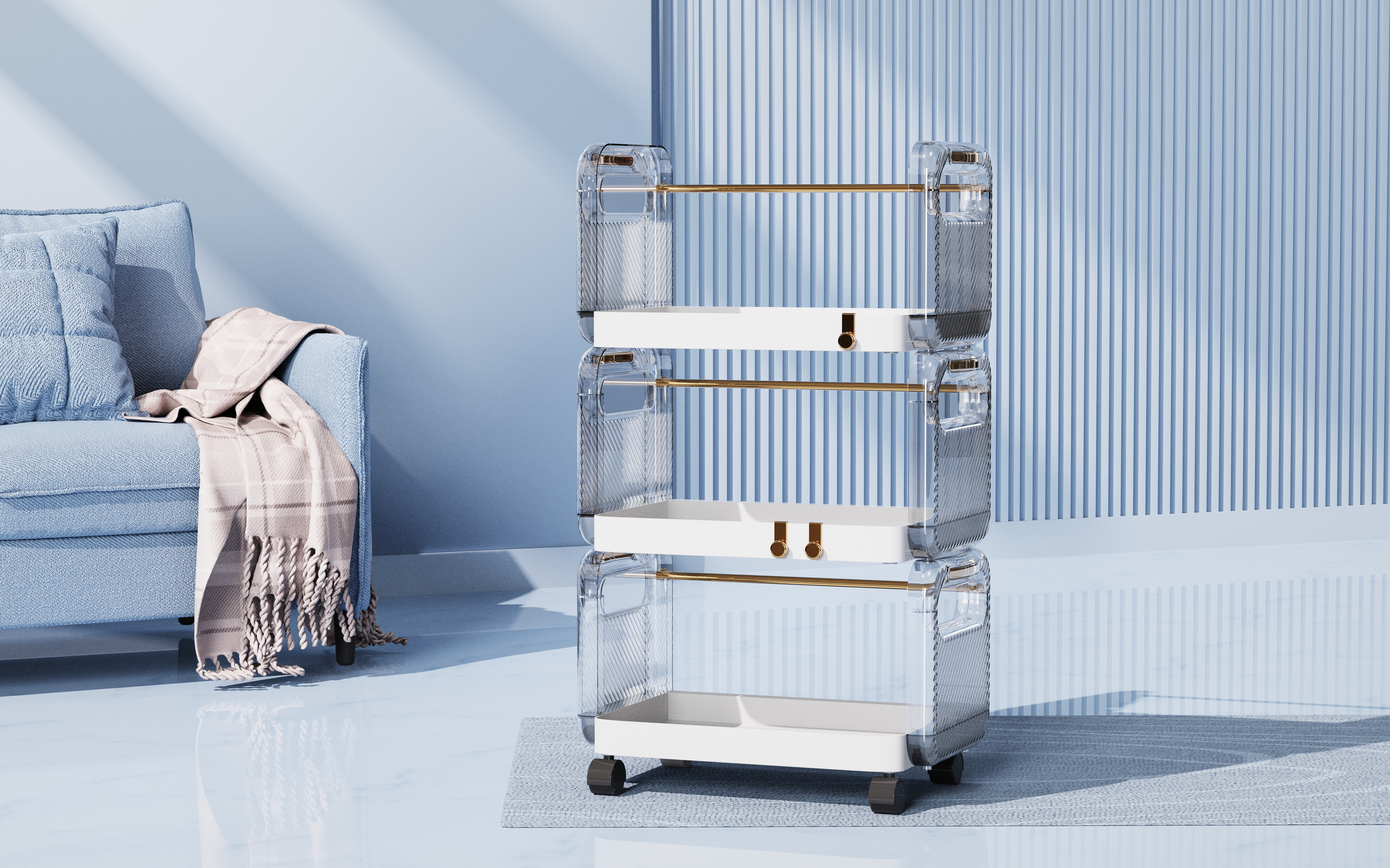 Kitchen rack，Living Room Shelf，Sundry storage rack，Storage Rack Trolley，Fruit and Vegetable Storage Rack，