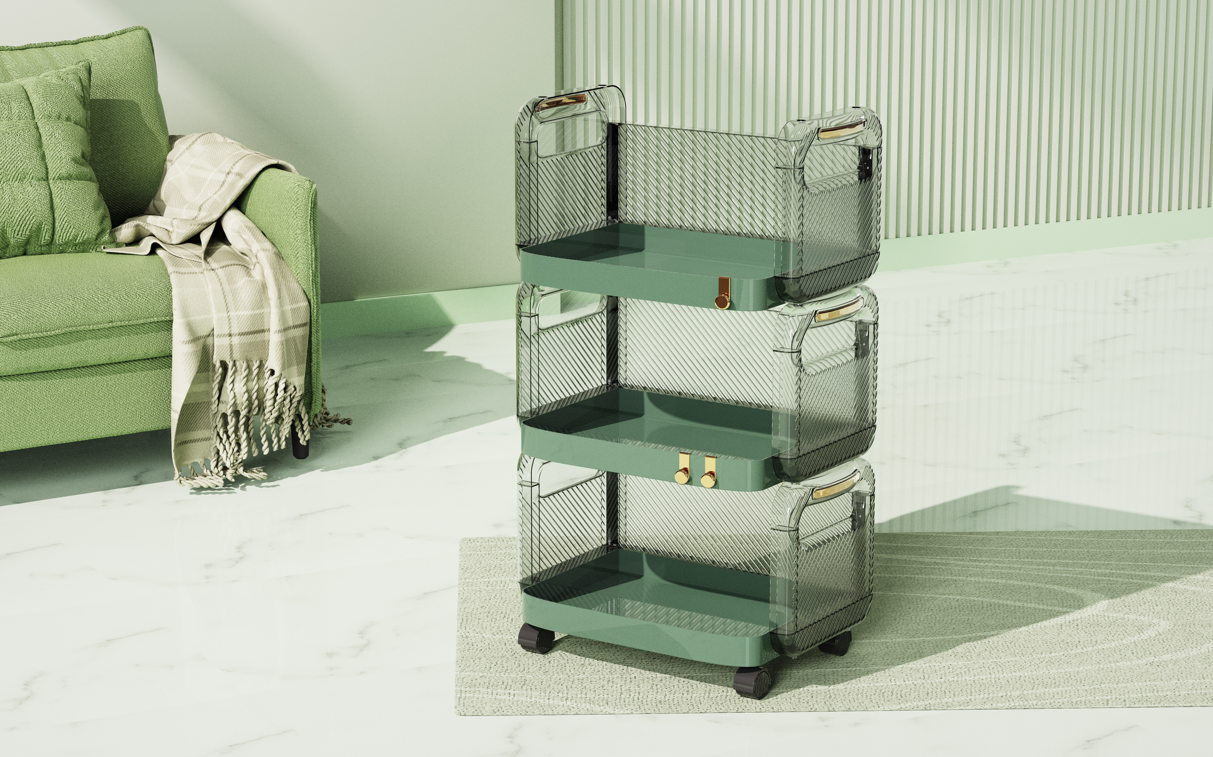 Kitchen rack，Living Room Shelf，Sundry storage rack，Storage Rack Trolley，Fruit and Vegetable Storage Rack，