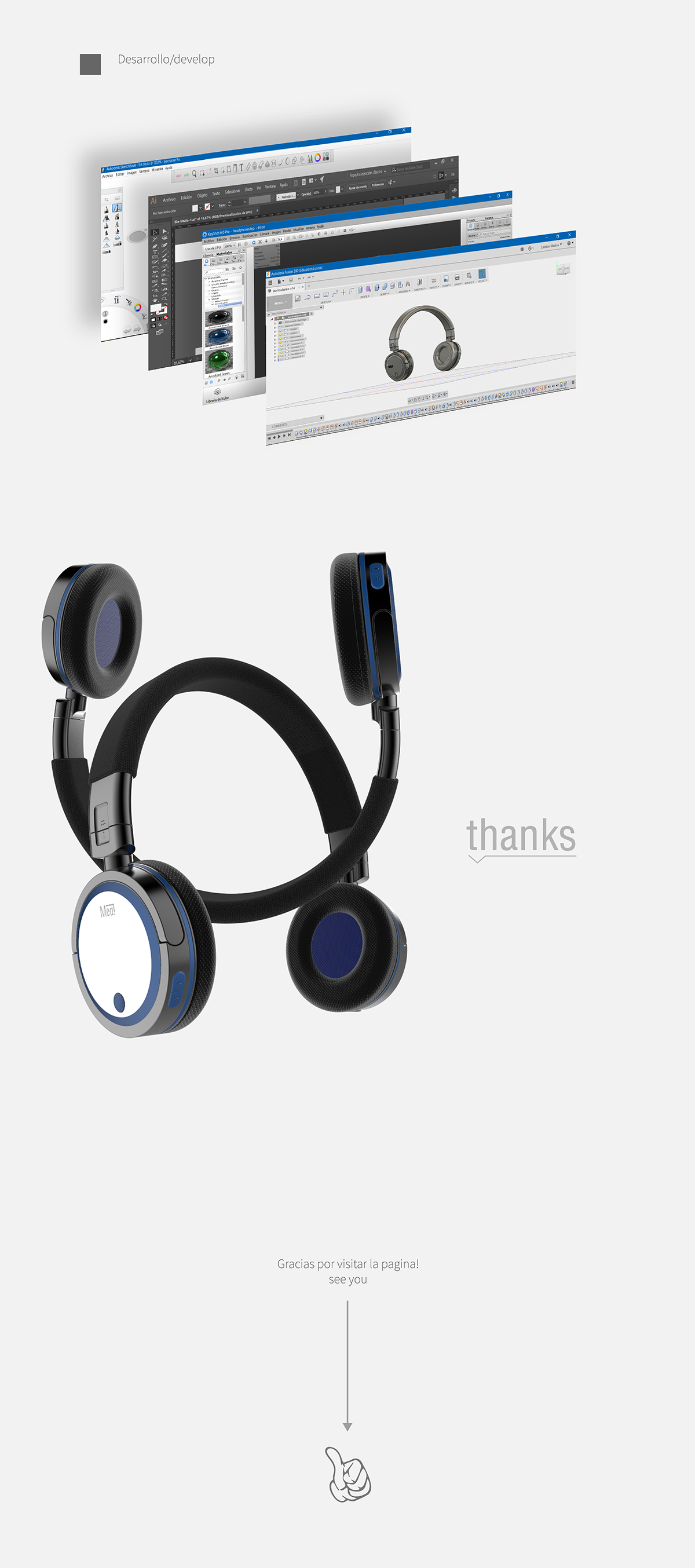 headset，Digital，product design，industrial design，