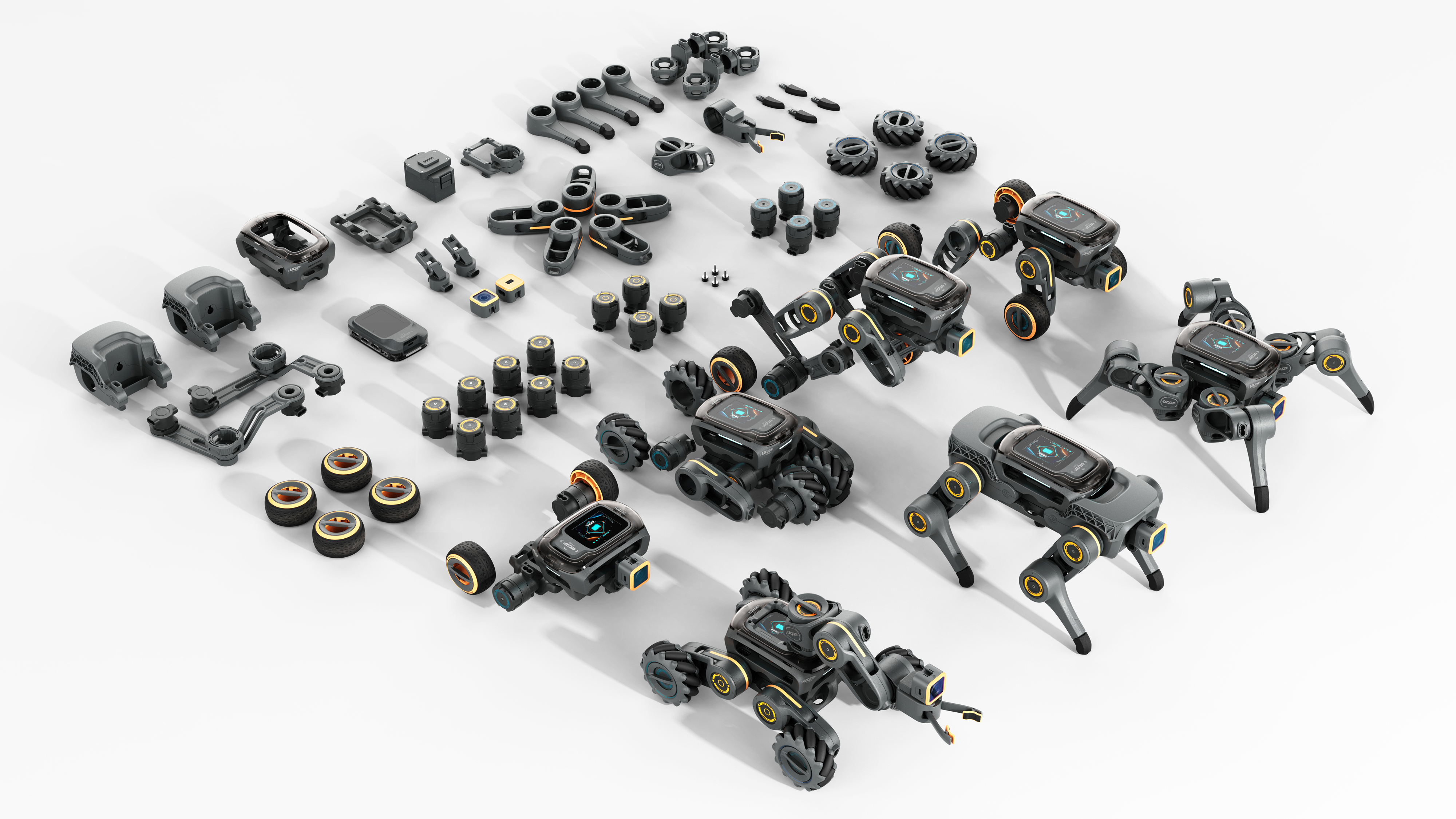 product design，computer，modularization，Artificial Intelligence Educational Robot Kit，