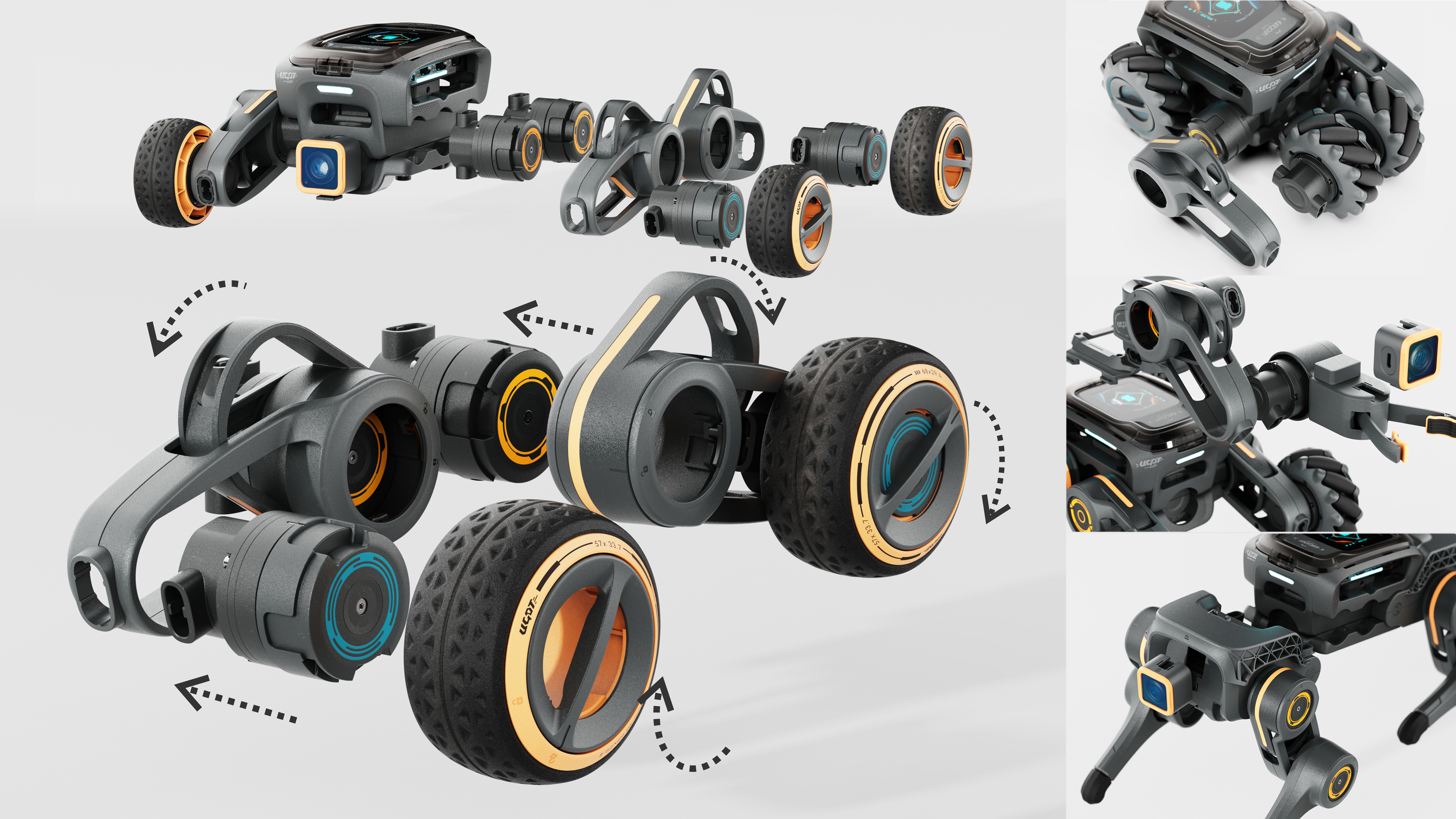 product design，computer，modularization，Artificial Intelligence Educational Robot Kit，