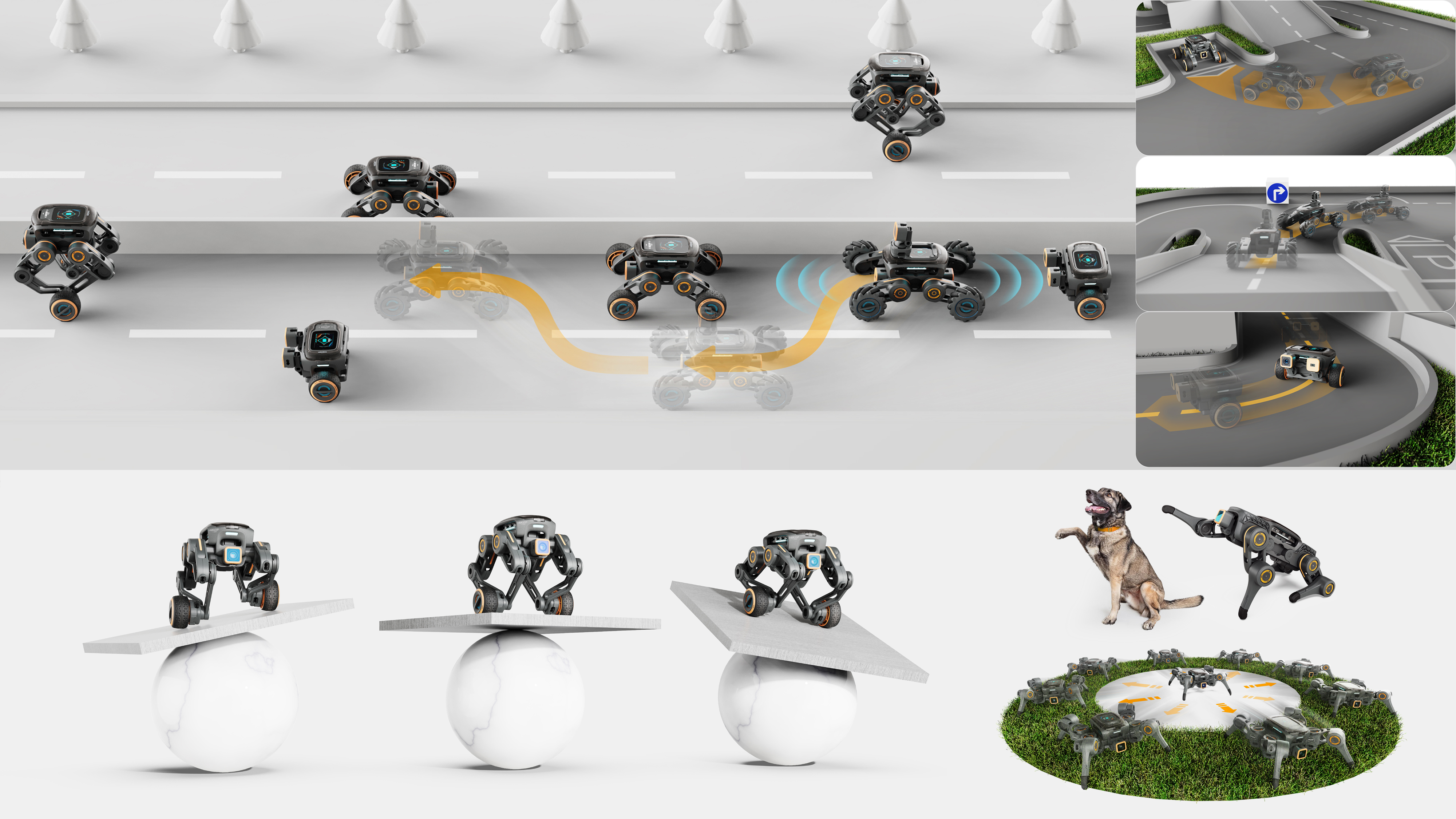 product design，computer，modularization，Artificial Intelligence Educational Robot Kit，