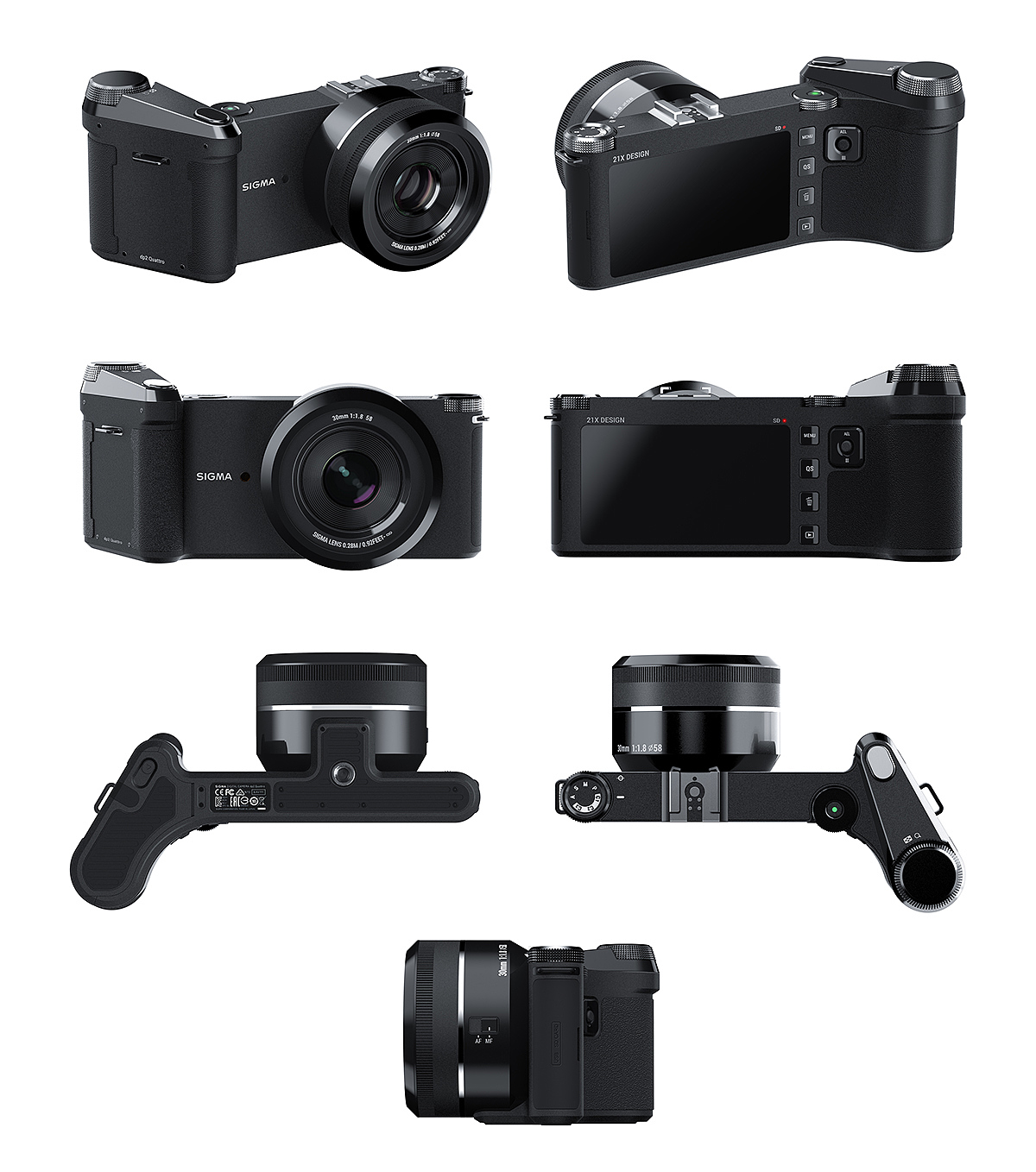 Sigma dpQ，数码，相机，产品设计，