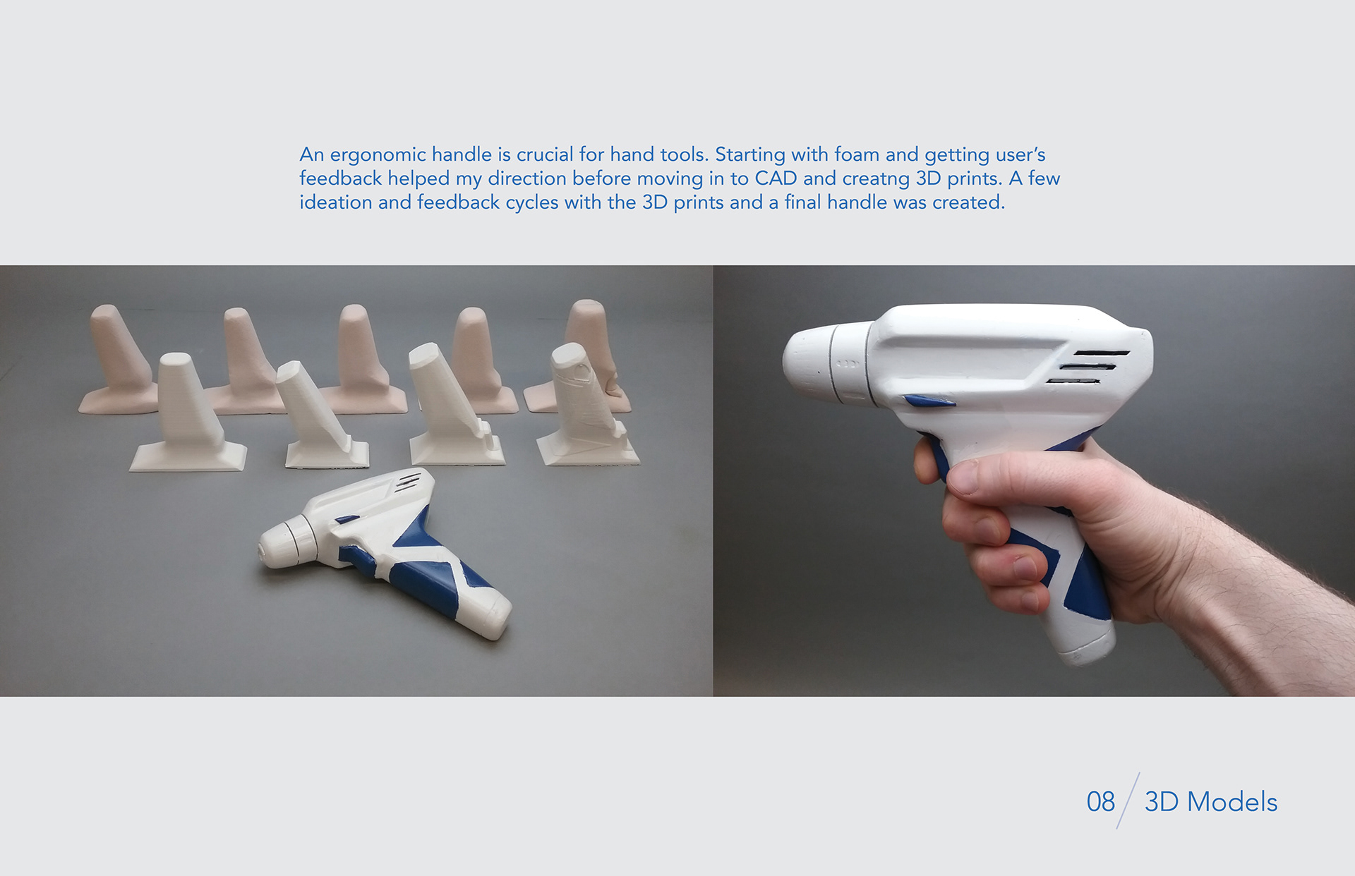 Electric drill，Sketch scheme，modeling，