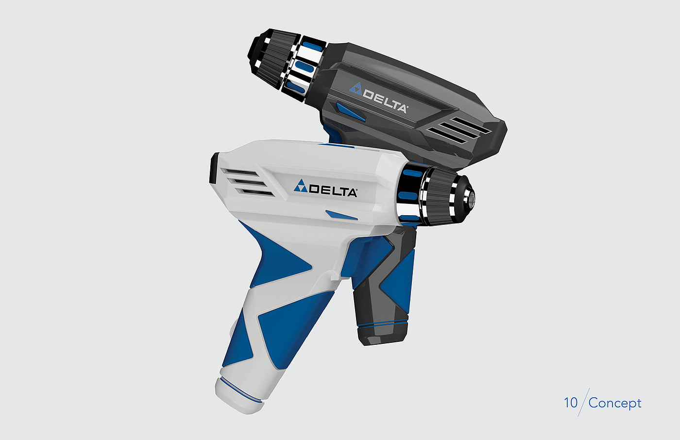 Electric drill，Sketch scheme，modeling，