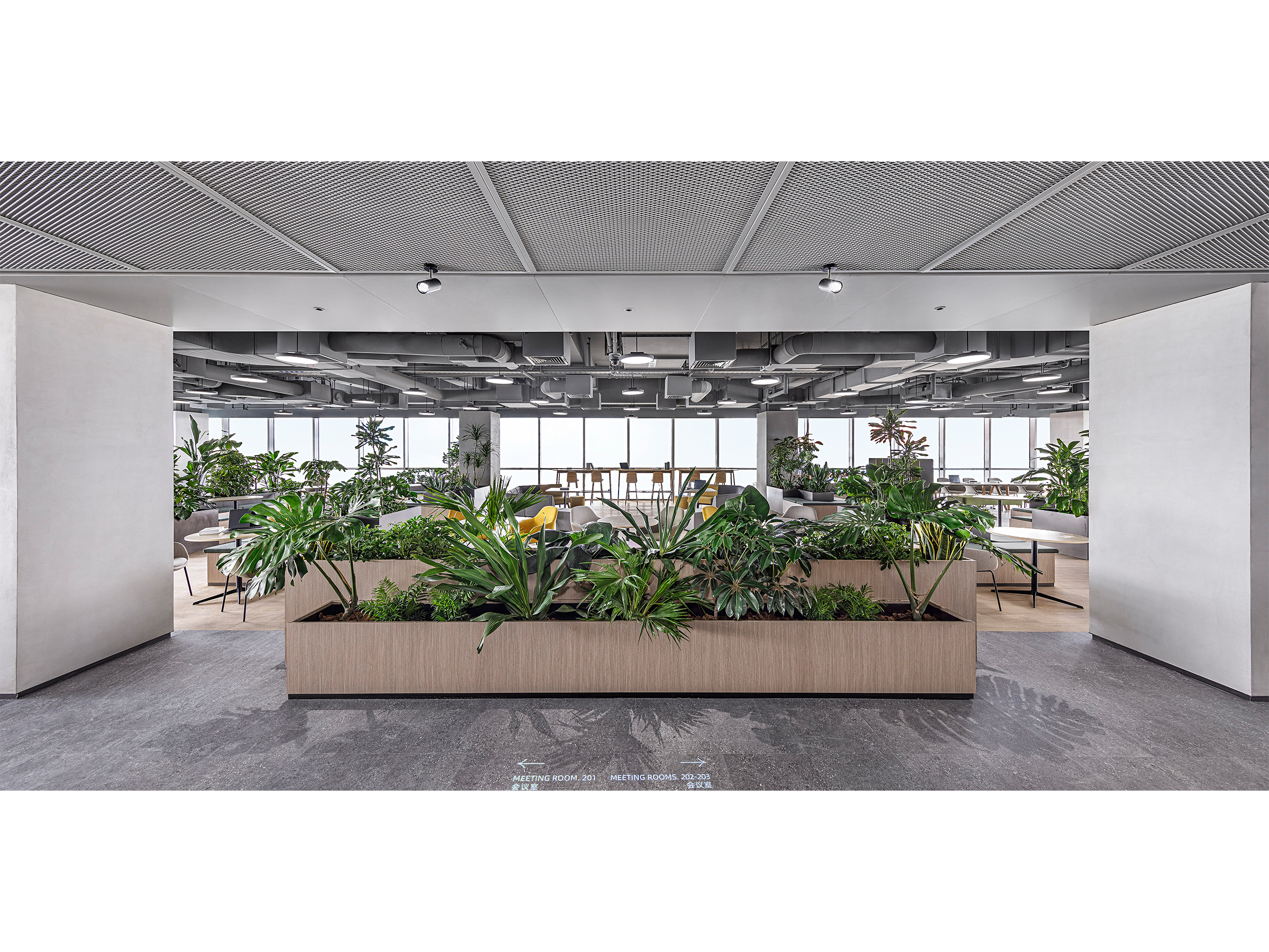 Interior design，office space ，