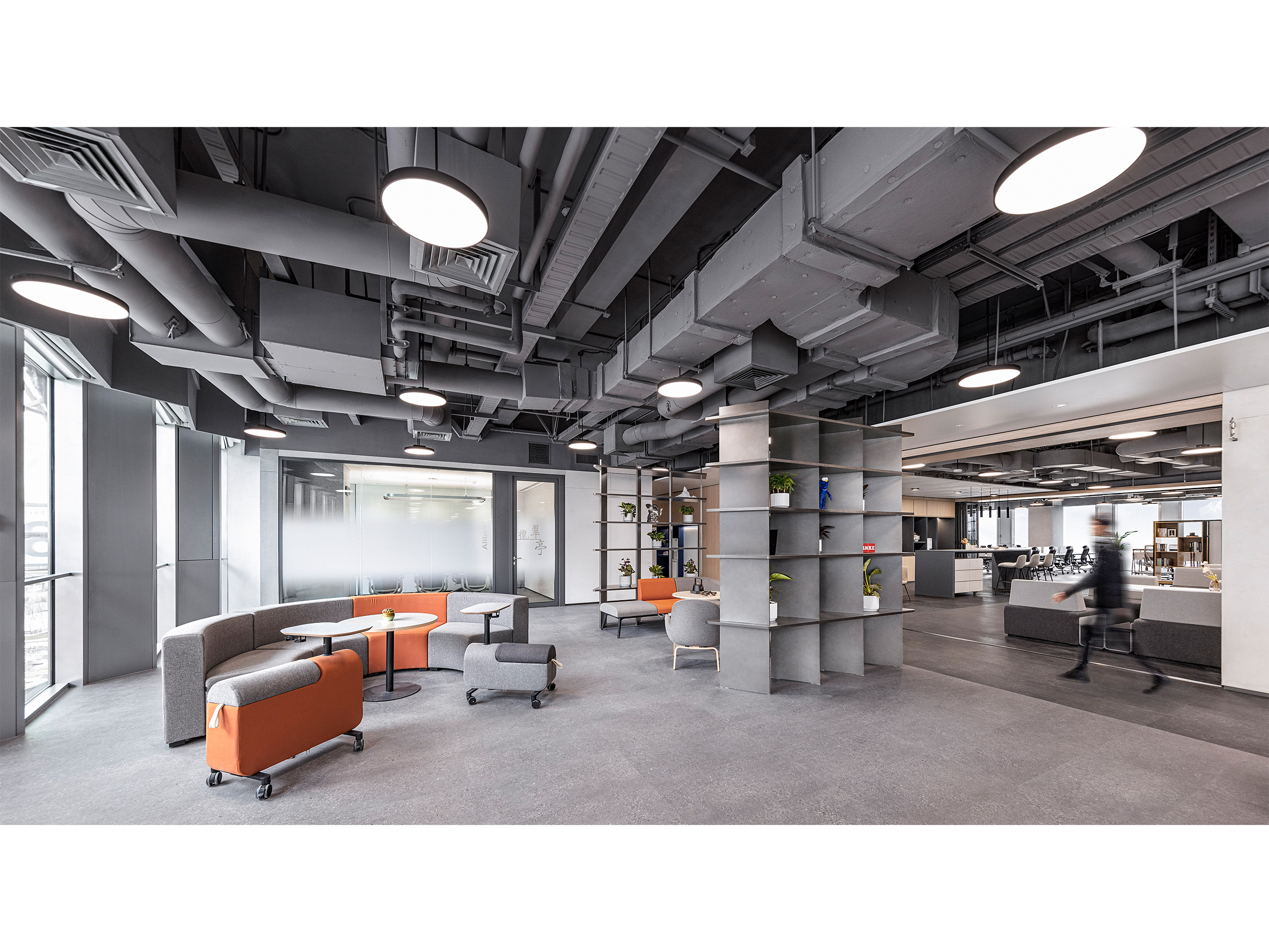 Interior design，office space ，